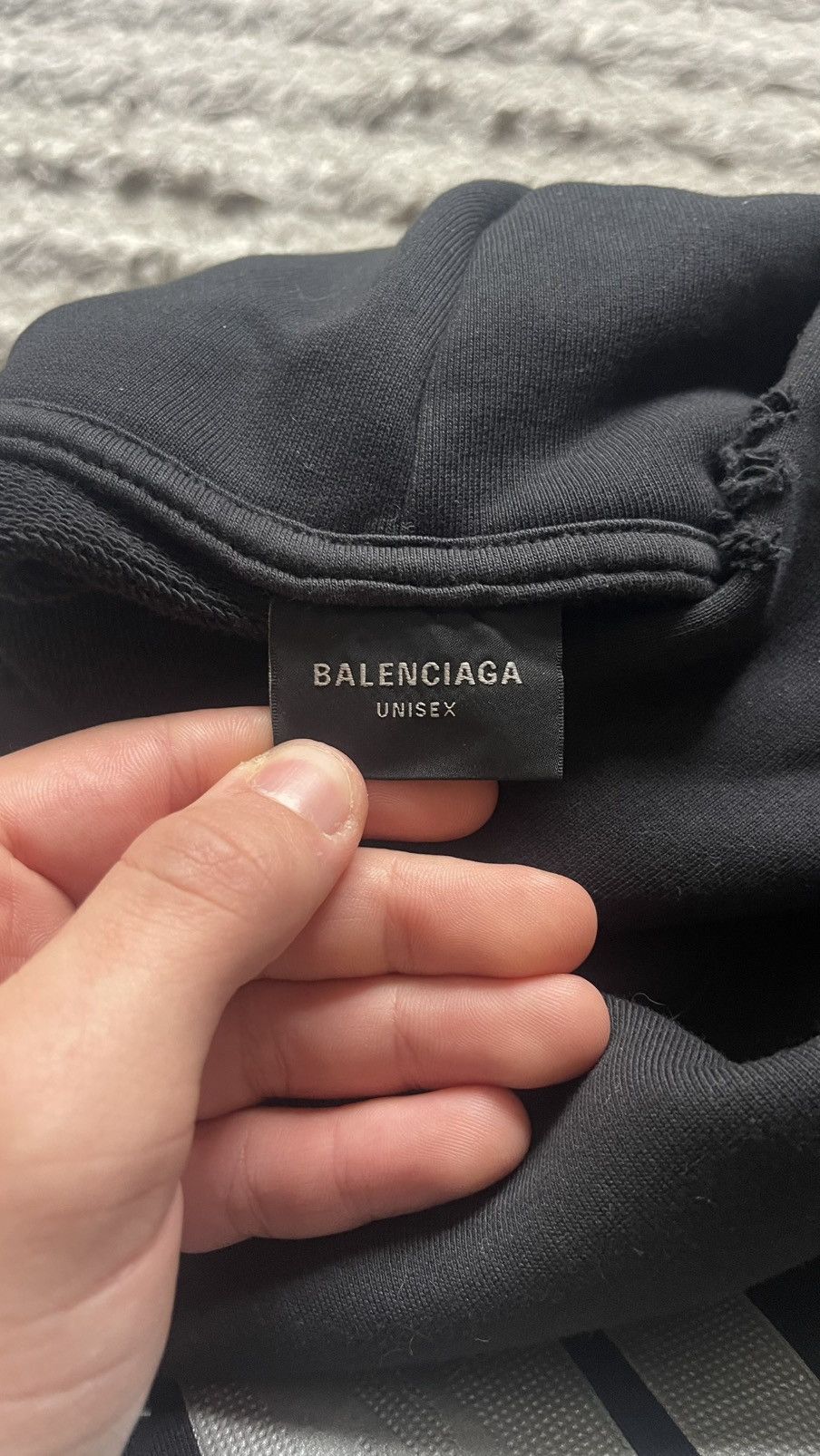 Balenciaga Balenciaga tape hoodie Size US L / EU 52-54 / 3 - 11 Thumbnail