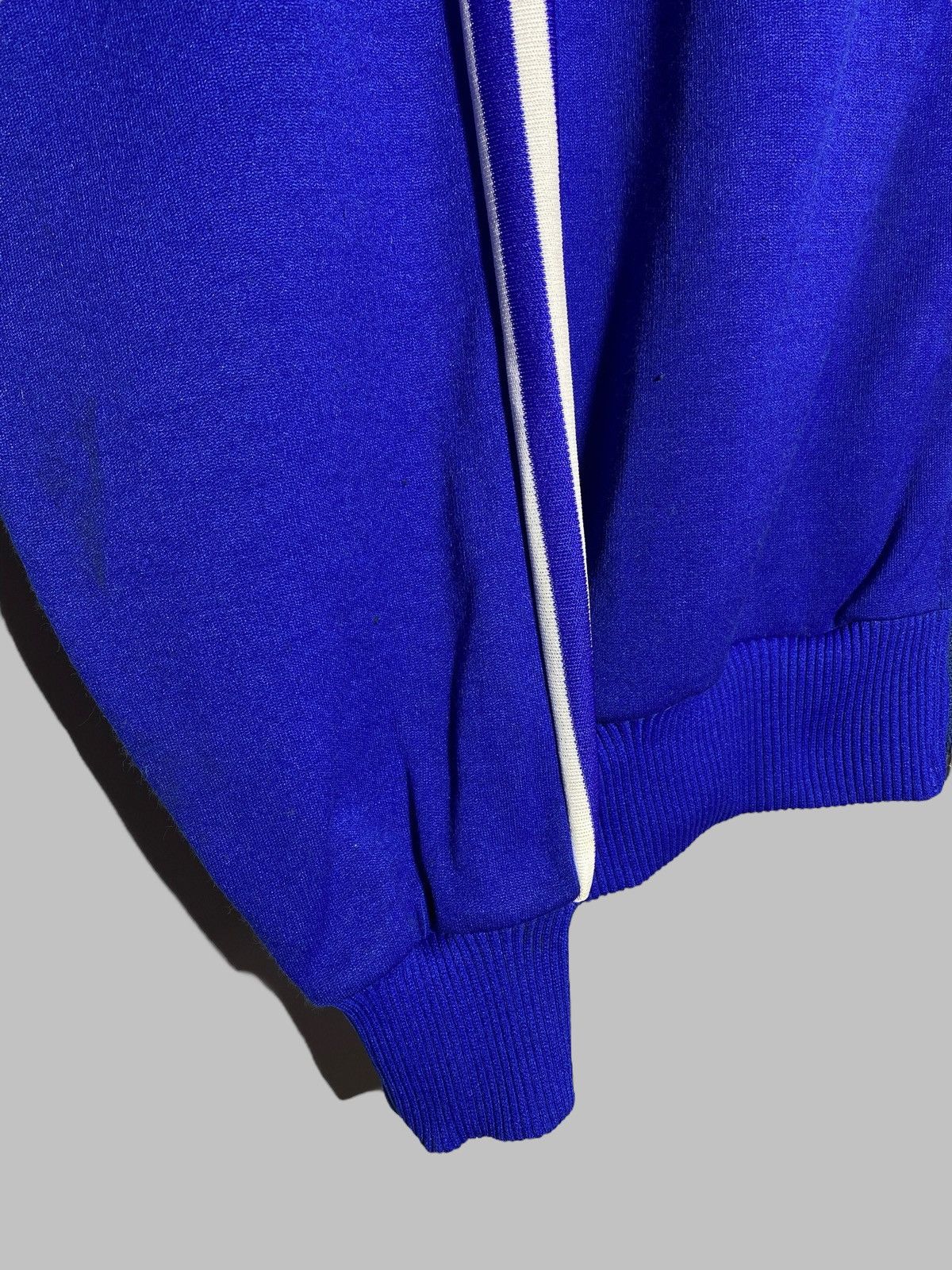Vintage 🔥 ADIDAS 80S TRACK JACKET RETRO BLUE RAVE VINTAGE DRIP Size US XXL / EU 58 / 5 - 6 Thumbnail