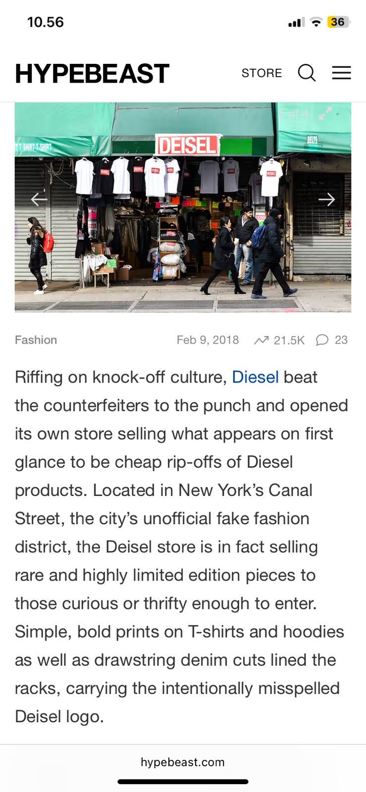 Diesel DIESEL Misspelled Logo Limited Edition tee BNWT Size US M / EU 48-50 / 2 - 11 Thumbnail