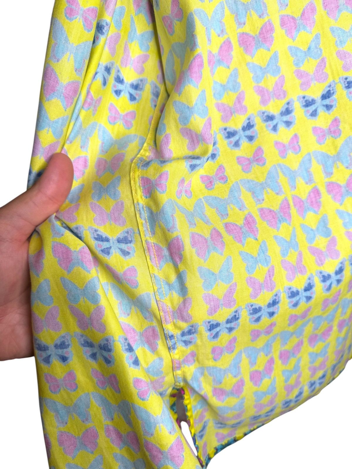 Versace Gianni Versace V2 Vintage Butterfly Shirt Yellow S Size US S / EU 44-46 / 1 - 9 Thumbnail