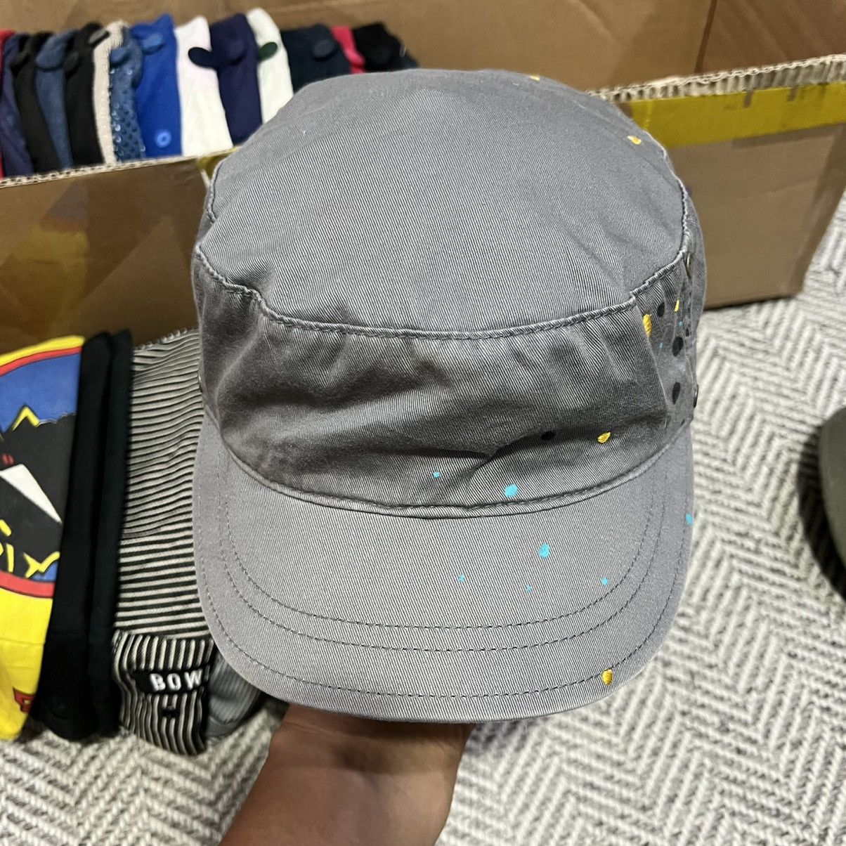 Diesel Diesel paint splatter 🫟 embroidery patrol hat one size Size ONE SIZE - 3 Thumbnail