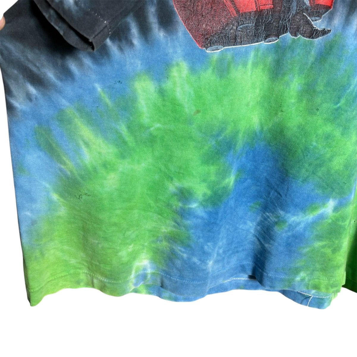 Band Tees × Vintage Vintage 90s Arlo Guthrie All Over The World Tour Tie Dye Tee Size US XL / EU 56 / 4 - 7 Thumbnail