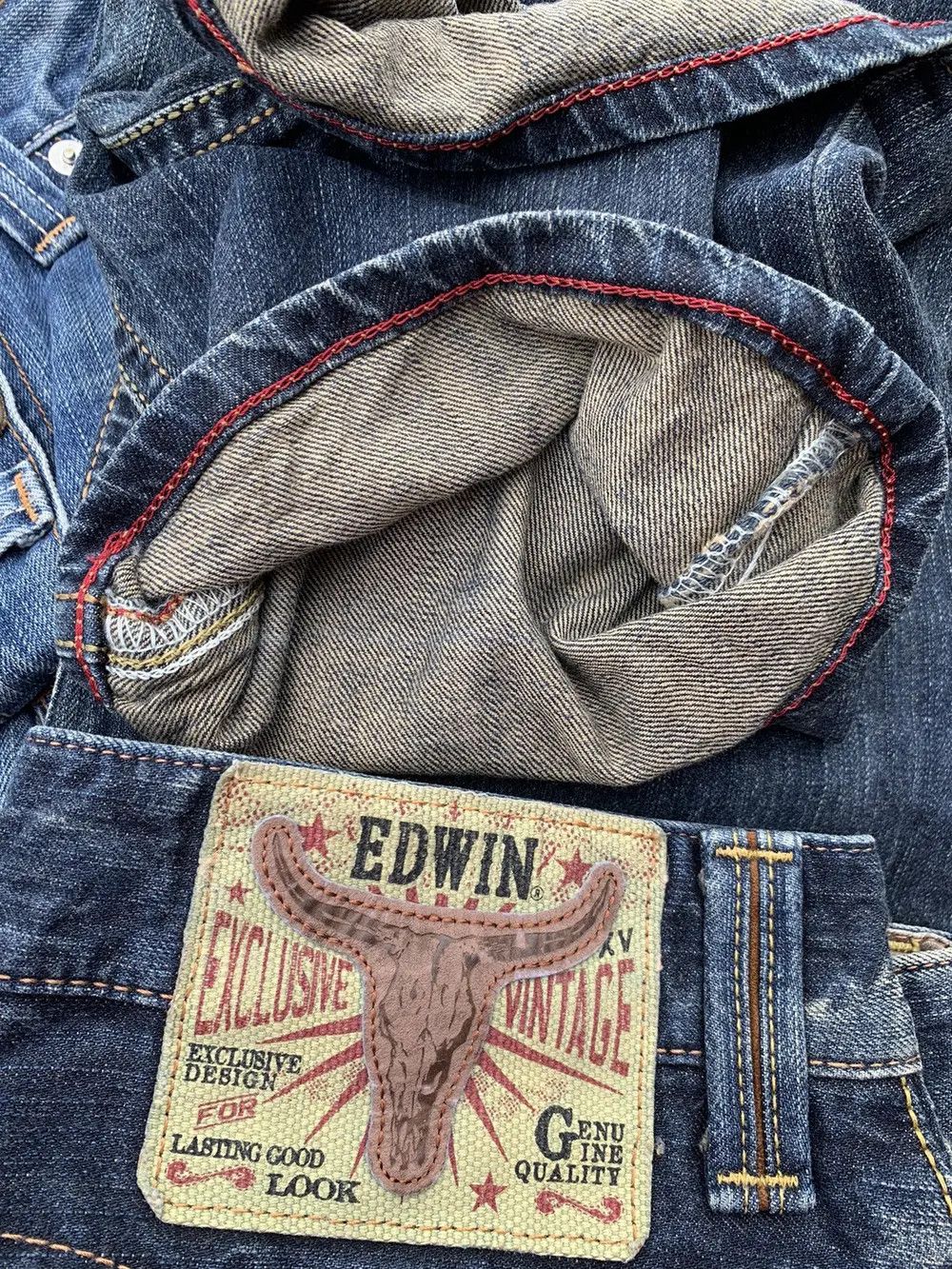 Edwin VINTAGE EDWIN BUFFALO HEAD.🔥🔥🔥 Size US 32 / EU 48 - 11 Thumbnail