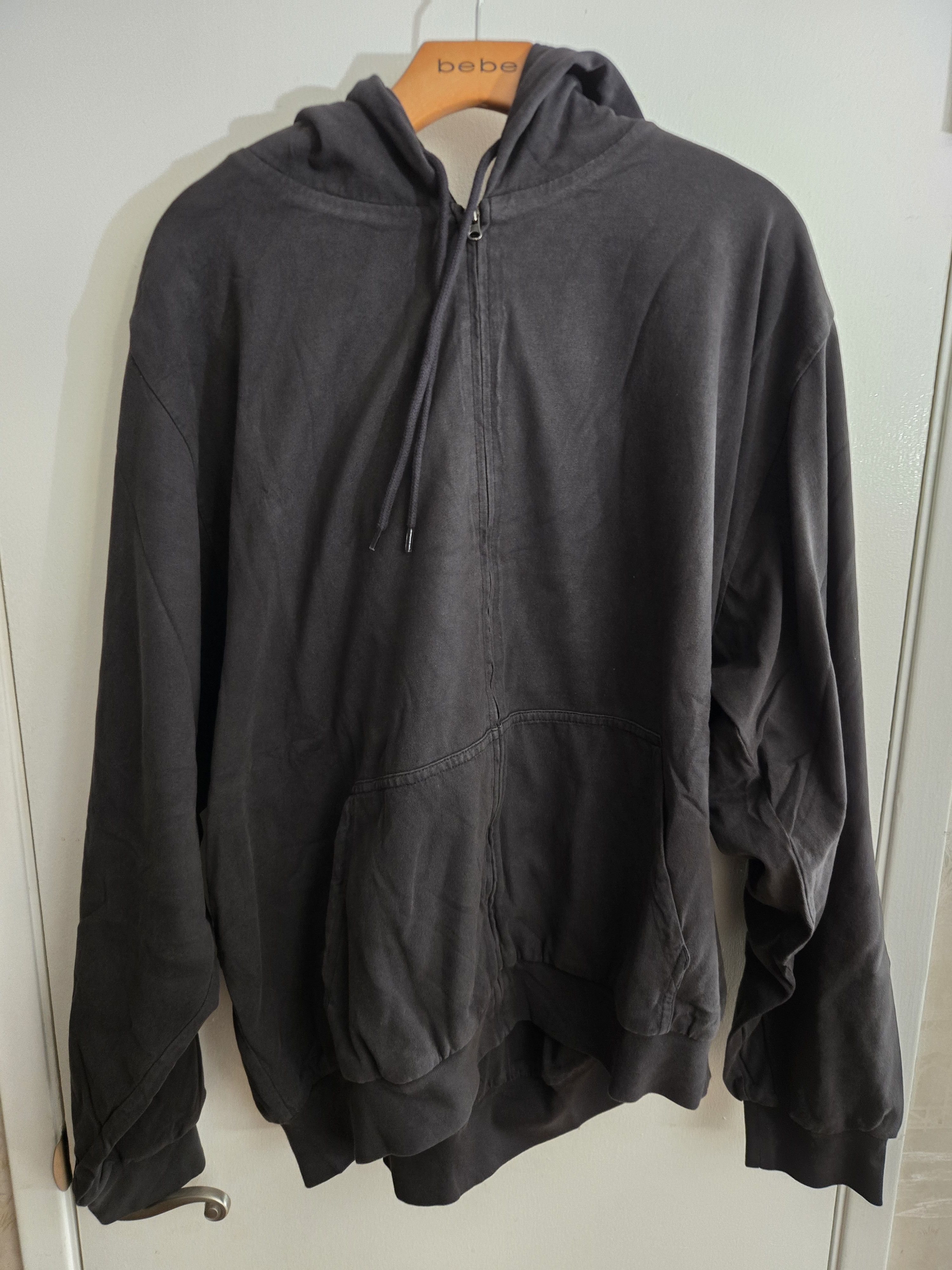Gap × Kanye West Yeezy Gap Zip Up Hoodie Black Size Large | Grailed
