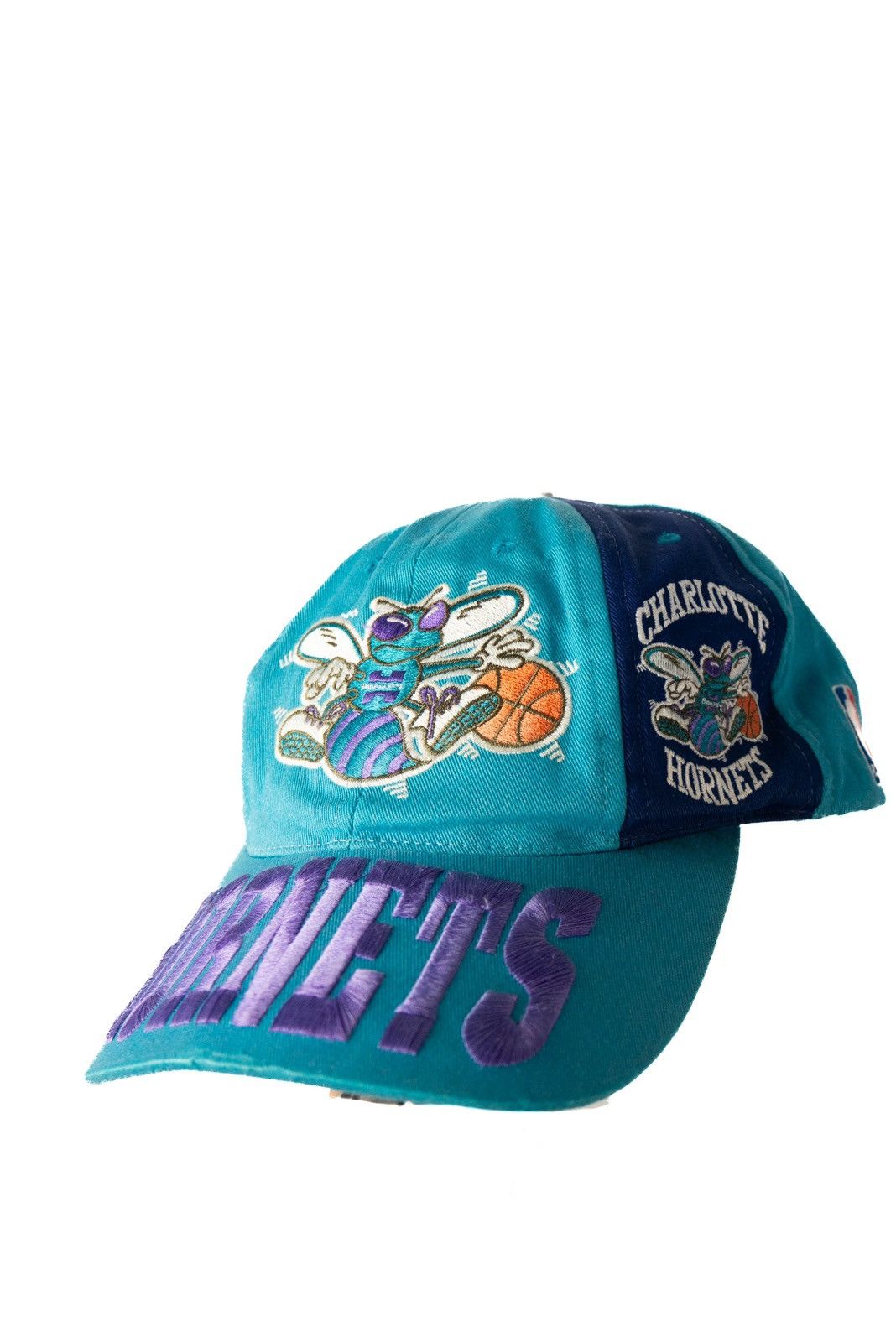 Designer × NBA NBA Vintage Hornets charlotte hat Size ONE SIZE - 1 Thumbnail