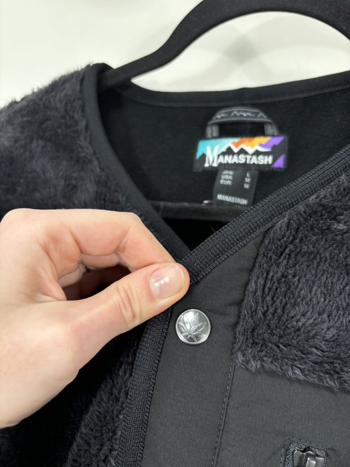 Manastash Manastash Bigfoot Jacket ‘23 Men’s Black Fleece Outdoor Size US M / EU 48-50 / 2 - 11 Thumbnail