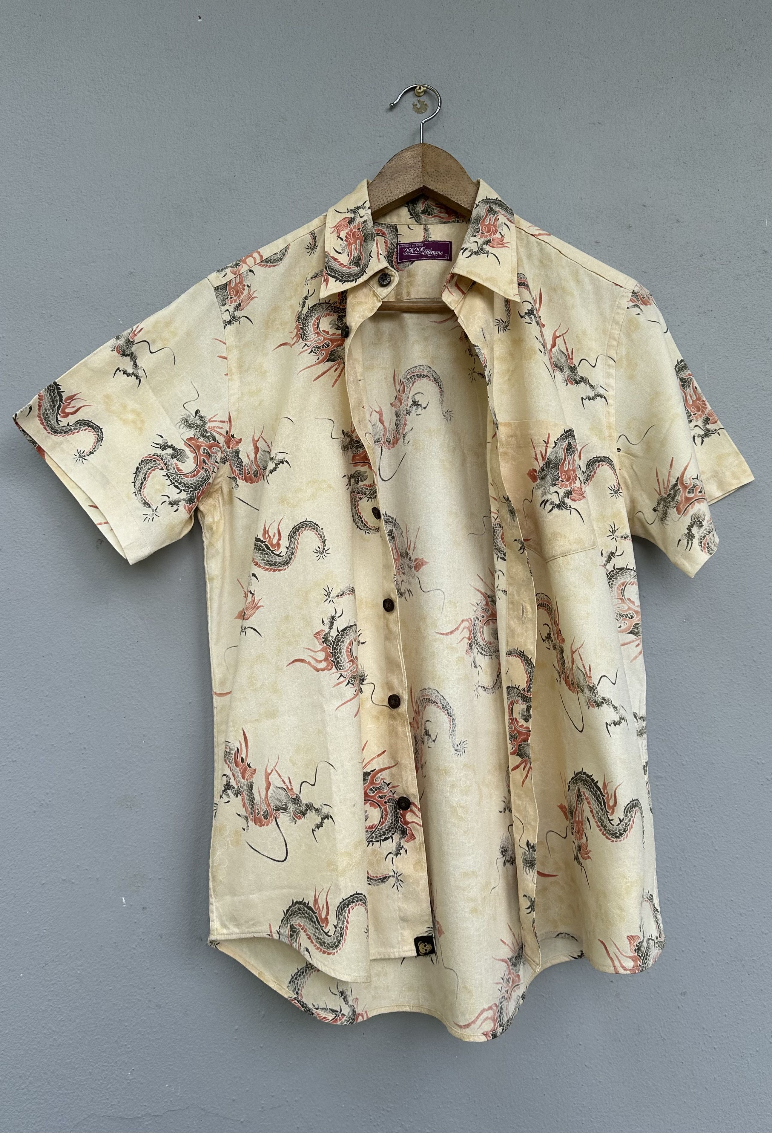 Beauty Beast Rare!! Dragon Plaid Shadow 291295 Specially Selected Printed Size US M / EU 48-50 / 2 - 7 Thumbnail
