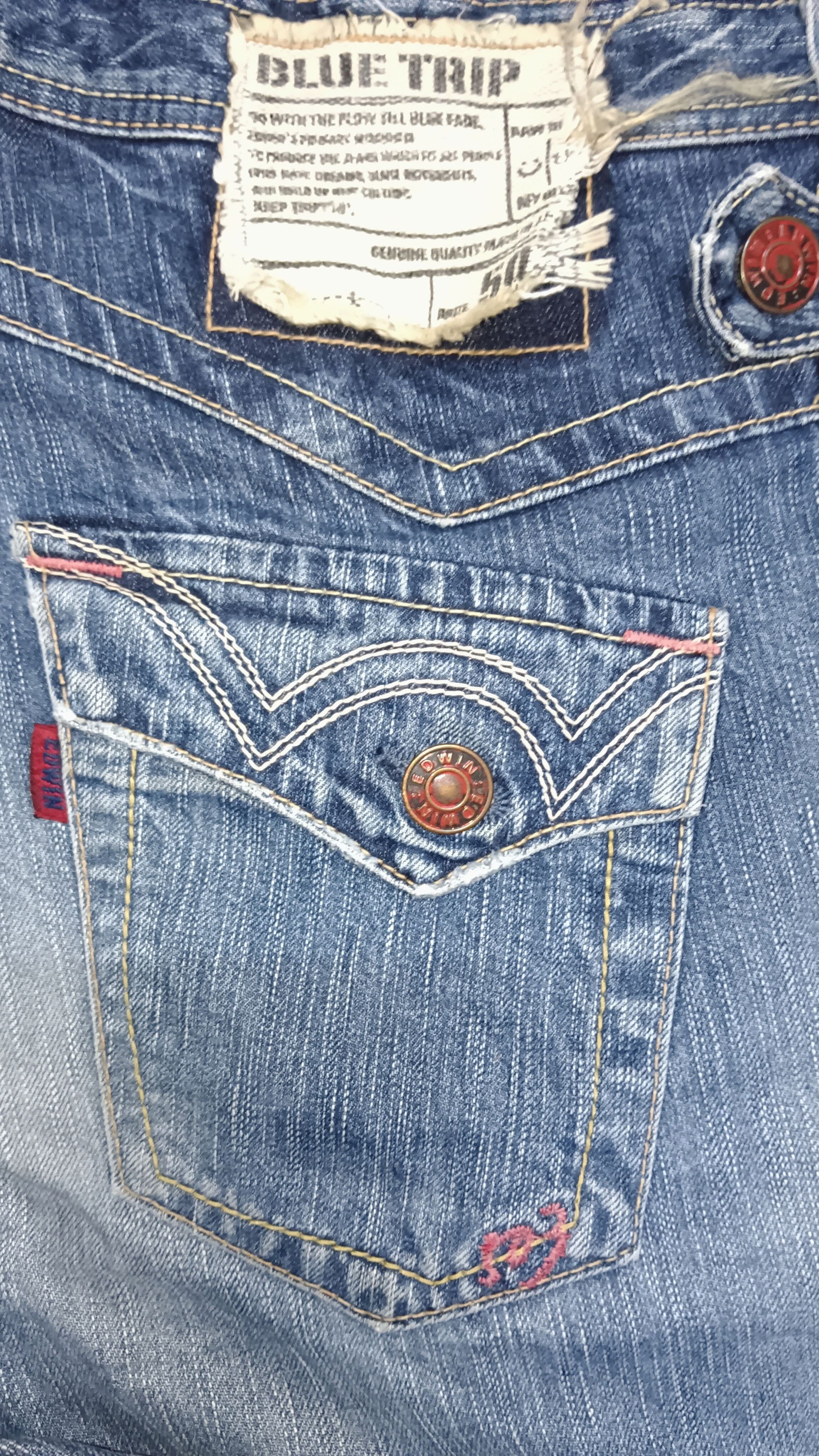 Edwin 🎌EDWIN🎌 Seditionaries Low Rise Flare Jeans Size US 30 / EU 46 - 10 Thumbnail