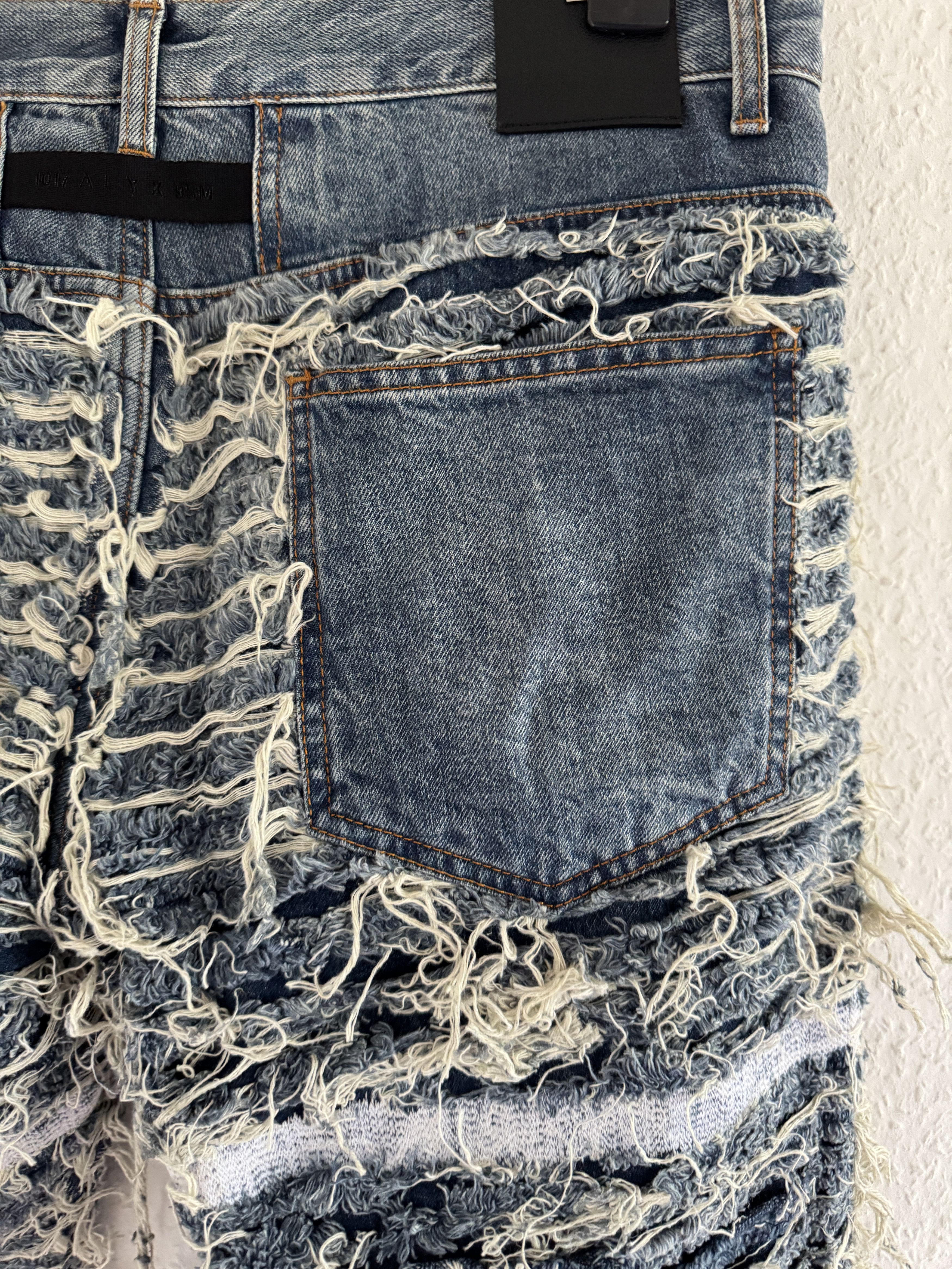 1017 ALYX 9SM × Blackmeans Distressed Shredded Blackmeans x Alyx Pants Size US 34 / EU 50 - 16 Thumbnail