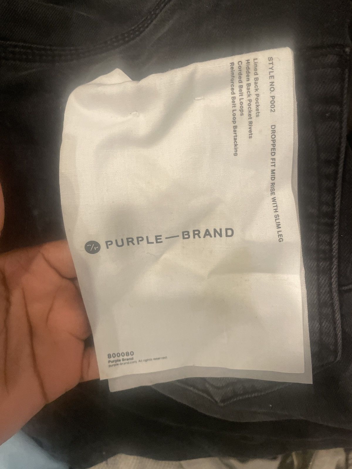 Purple Brand Black ripped purple jeans Size US 32 / EU 48 - 4 Thumbnail