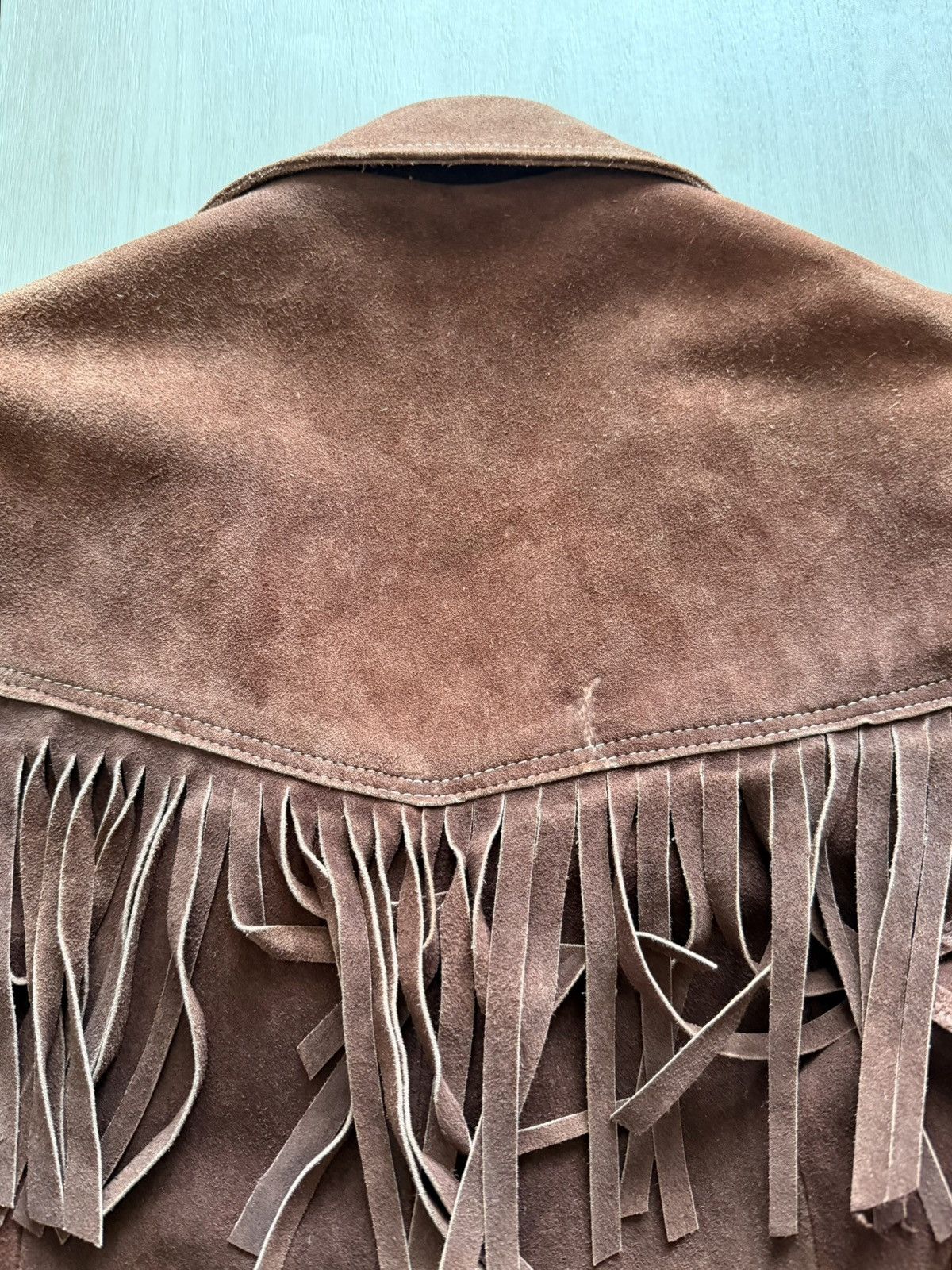 Vintage Vtg 70s Western Leather Fringe Jacket Sz M- Mexico Handmade Size US S / EU 44-46 / 1 - 8 Thumbnail