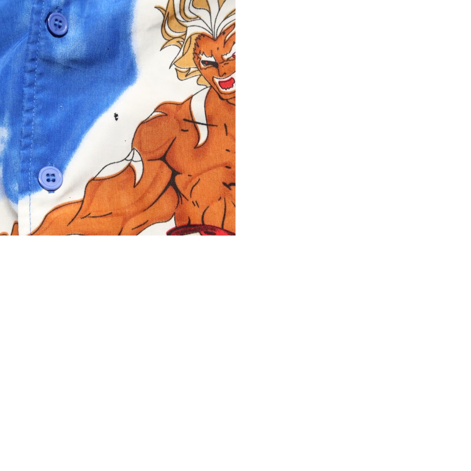 Vintage VINTAGE JAWS Dragon Ball Z Street Fighter Jaws Button-Down Shirt XL Blue Men Button-Up Shirt XXL? Size US XL / EU 56 / 4 - 9 Thumbnail