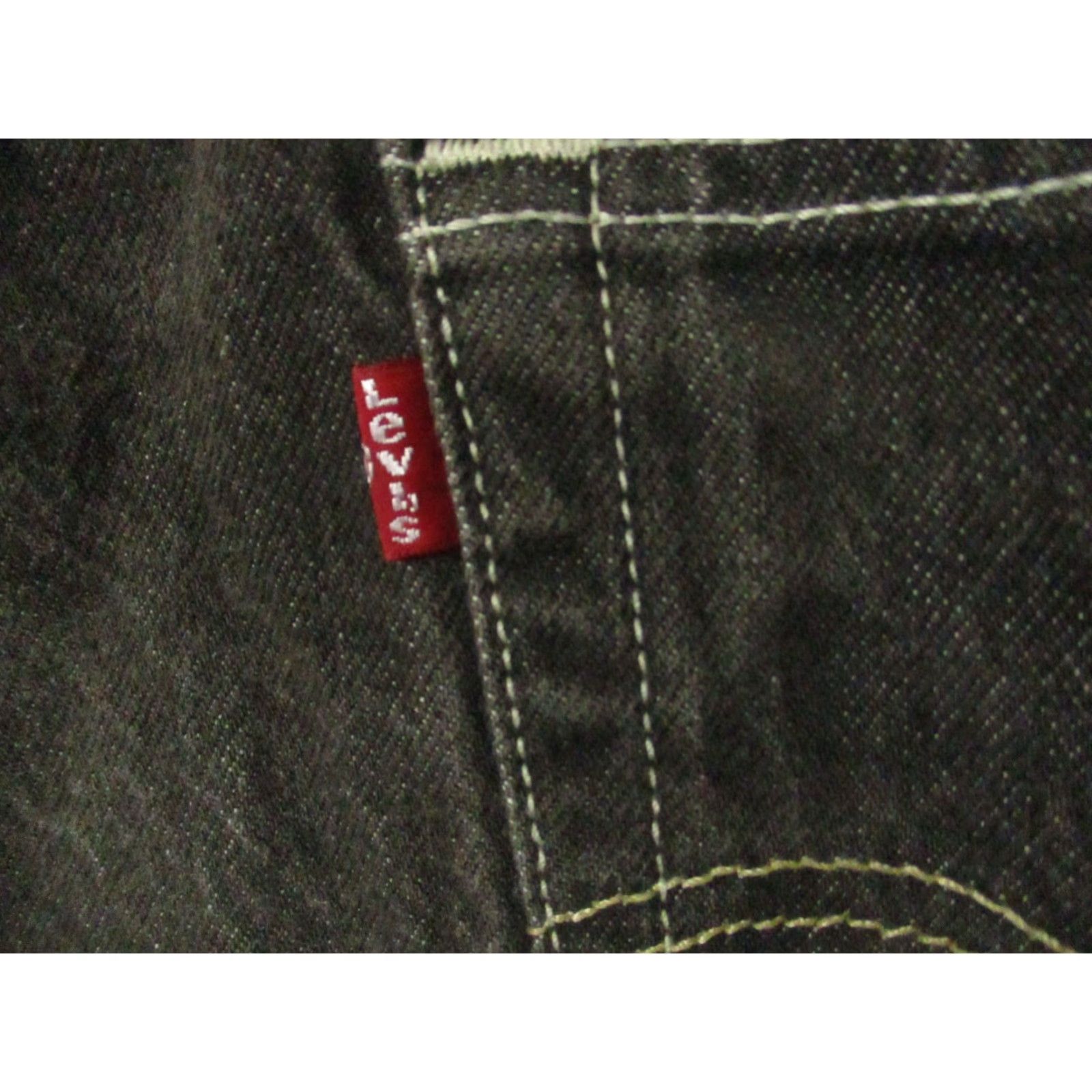 Levi's Levi's 501XX Jeans Button Fly 42x30 Men Straight Dark Brown Denim Jeans Size US 40 / EU 56 - 7 Thumbnail