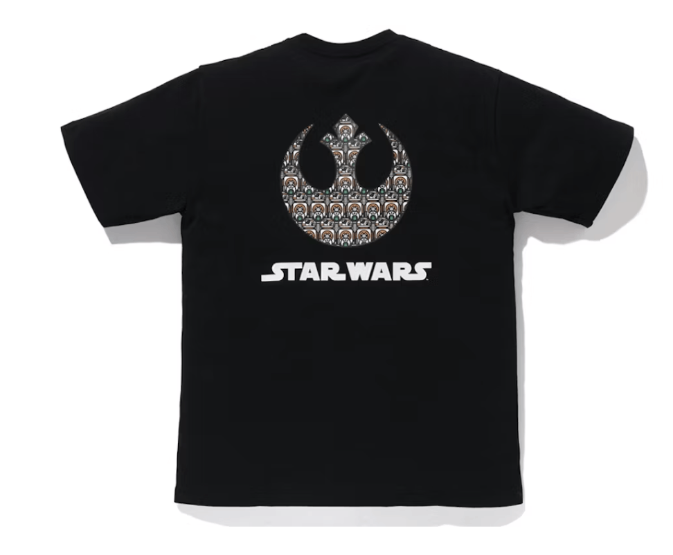 Bape × Star Wars BAPE x Star Wars Republic Tee Black Size US M / EU 48-50 / 2 - 2 Thumbnail