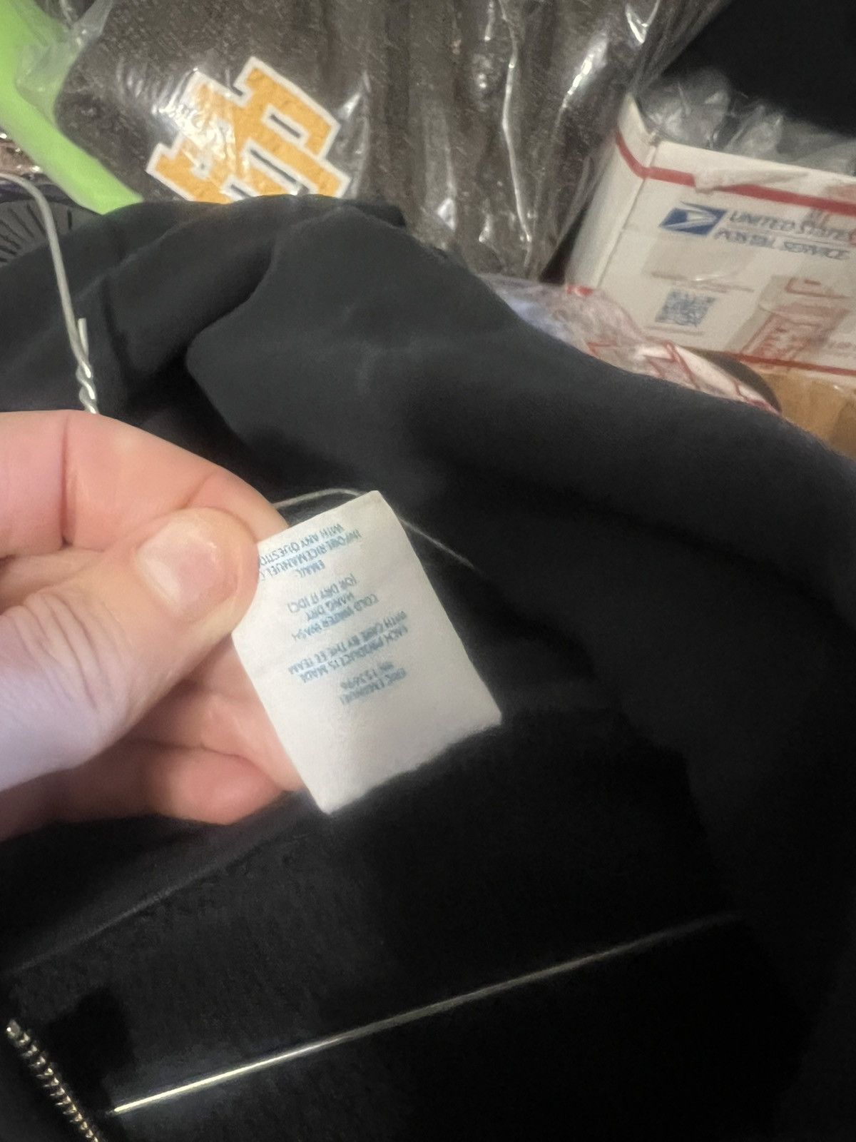 Eric Emanuel Eric Emanuel black w embroidered grey EE zip-up hoodie Size US L / EU 52-54 / 3 - 7 Thumbnail