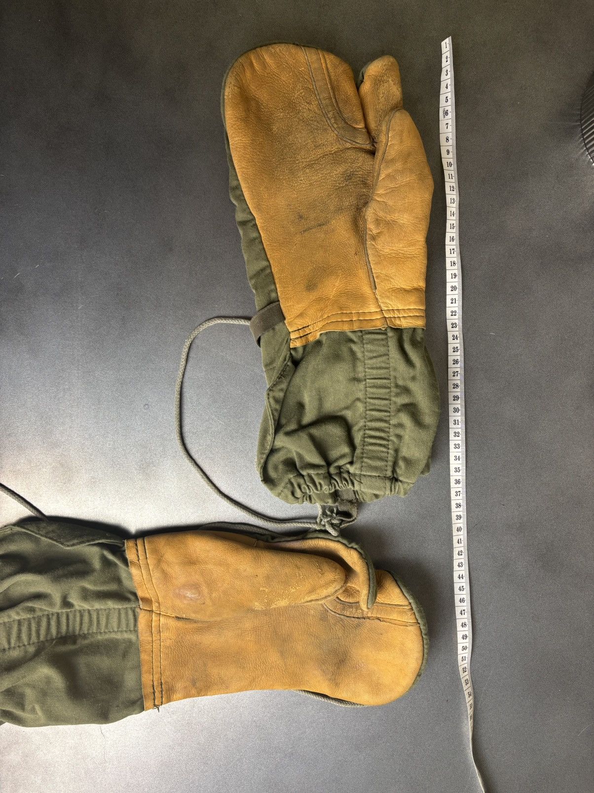 Vintage Vintage M-65 Trigger Mittens Vietname Shooting Mitts Cold We Size ONE SIZE - 6 Thumbnail