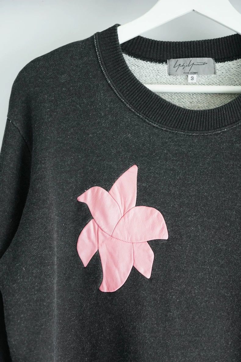 Yohji Yamamoto Yohji Yamamoto Yohji Yamamoto Pimp Series Flower Sweatshir Size US M / EU 48-50 / 2 - 3 Thumbnail