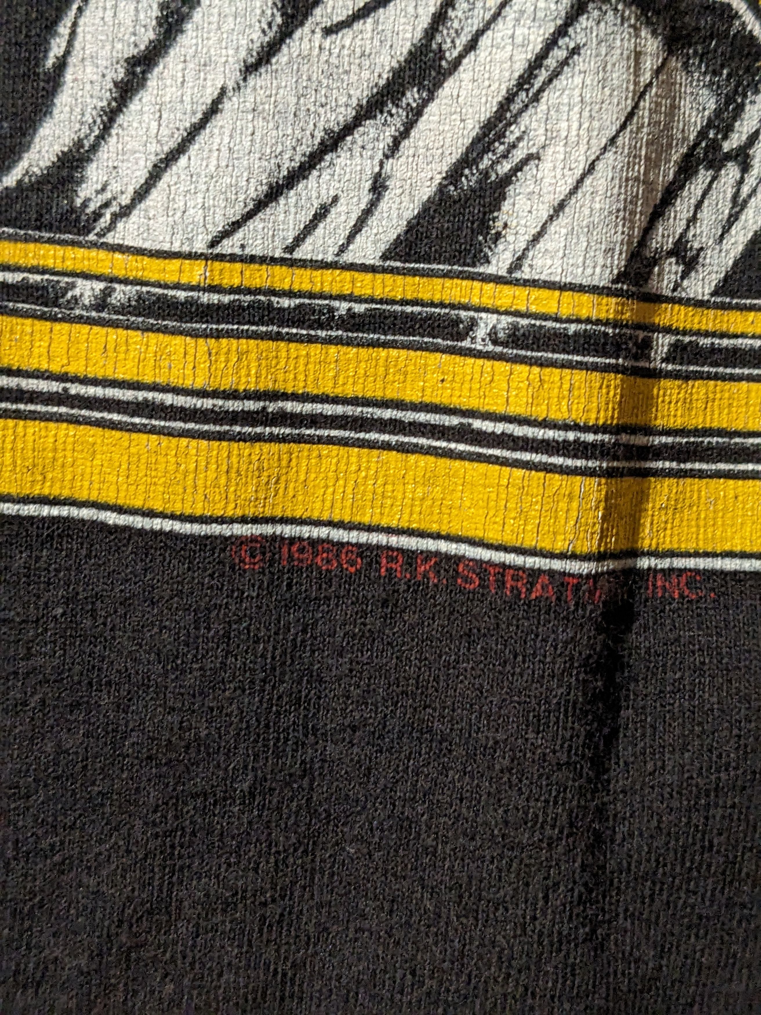 Harley Davidson Vintage 1986 Harley Davidson Bald Eagle Motorcycle T-Shirt Size US XXL / EU 58 / 5 - 4 Thumbnail