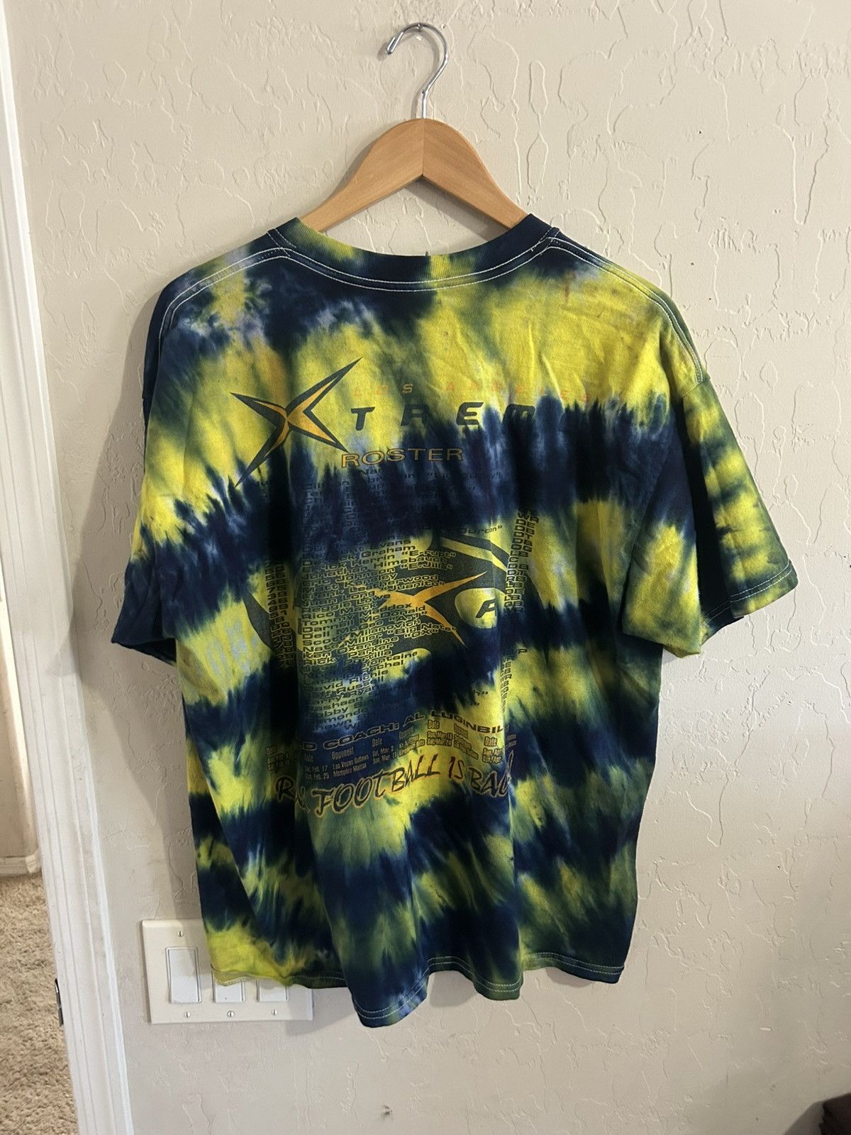 NFL × Vintage 2001 Los Angeles Xtreme NFL Tie Dye T-Shirt XL Size US XL / EU 56 / 4 - 3 Thumbnail