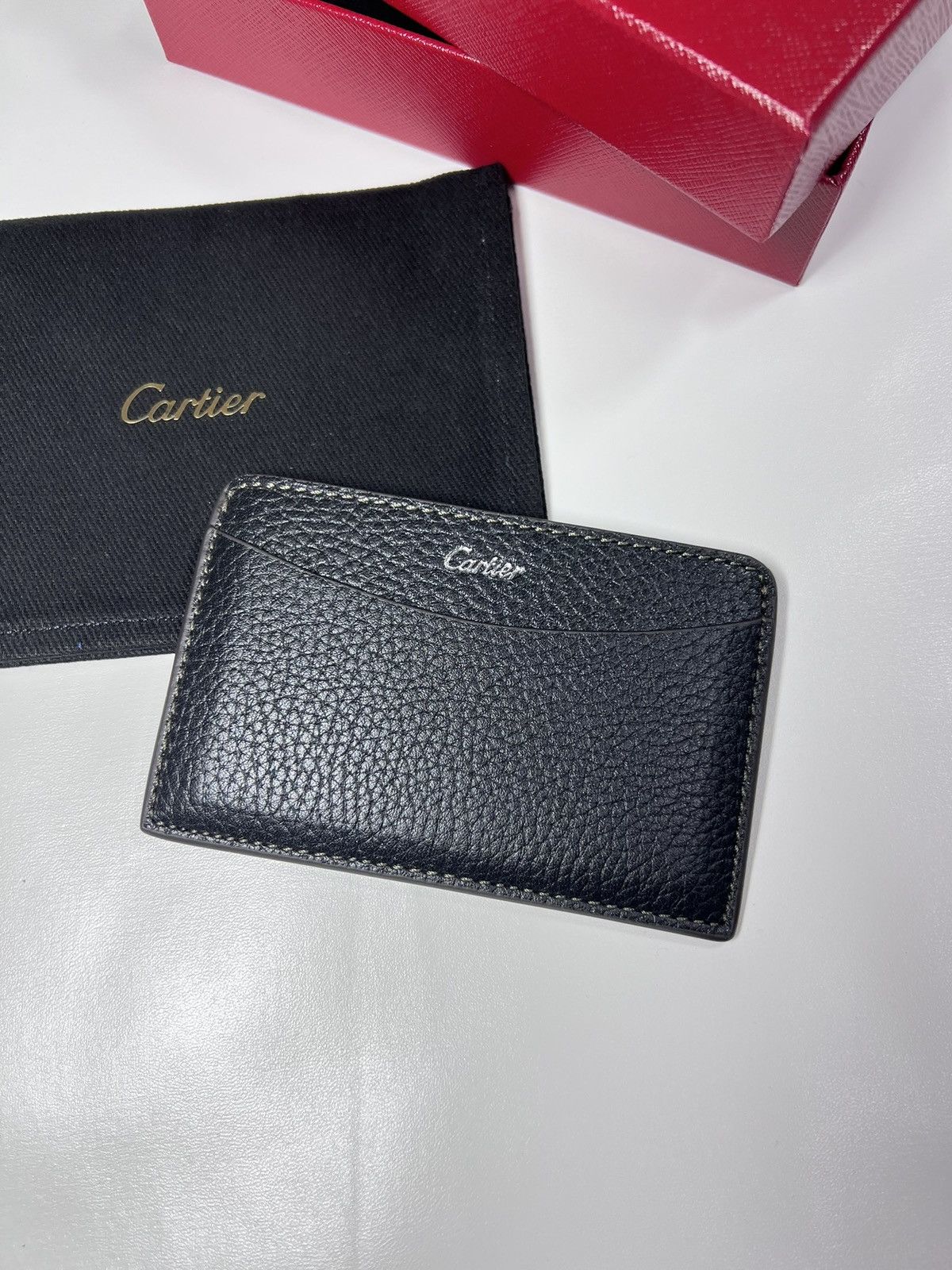 image of Cartier Card Holder in Black, Men's