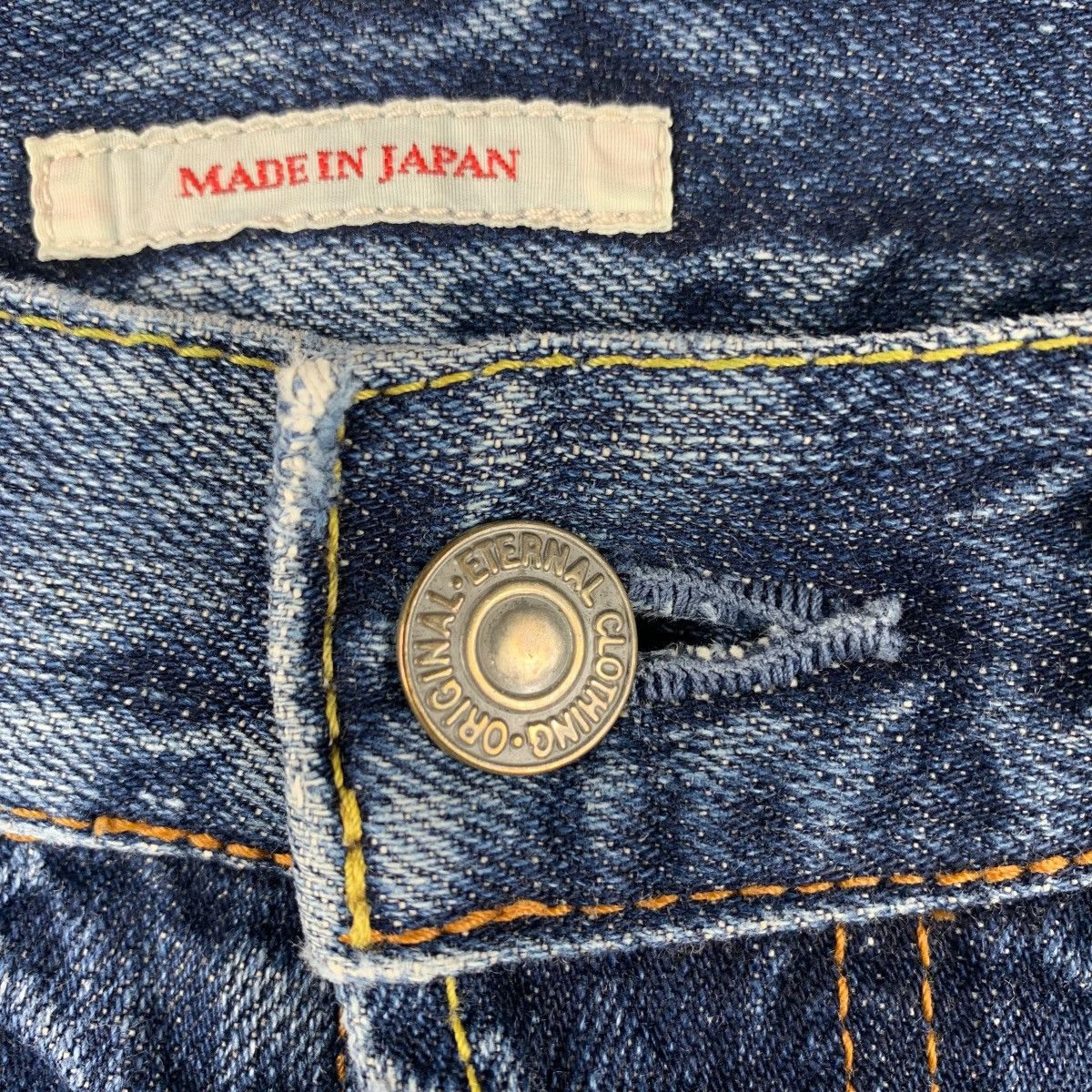 Eternal × Japanese Brand Vintage ETERNAL distressed blue jeans Size US 34 / EU 50 - 5 Thumbnail