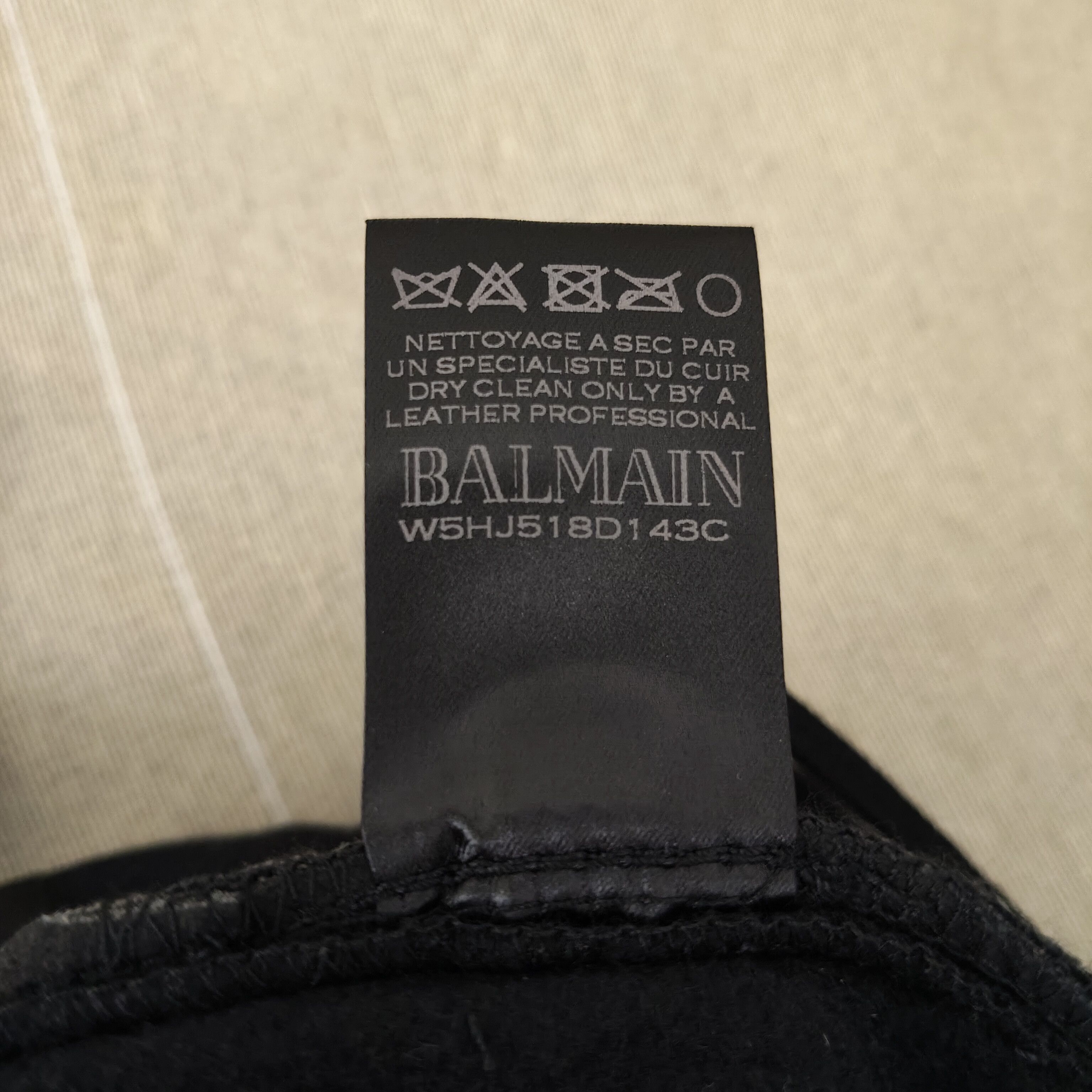 Balmain Leather and cotton biker sweatpants Size US 32 / EU 48 - 13 Thumbnail