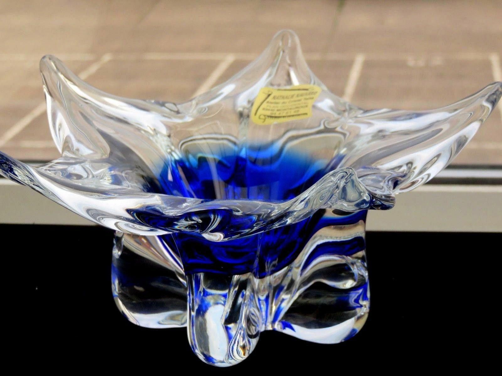 Natalino Nathalie Navarro Design Blue Clear Crystal Display Bowl Size ONE SIZE - 5 Thumbnail