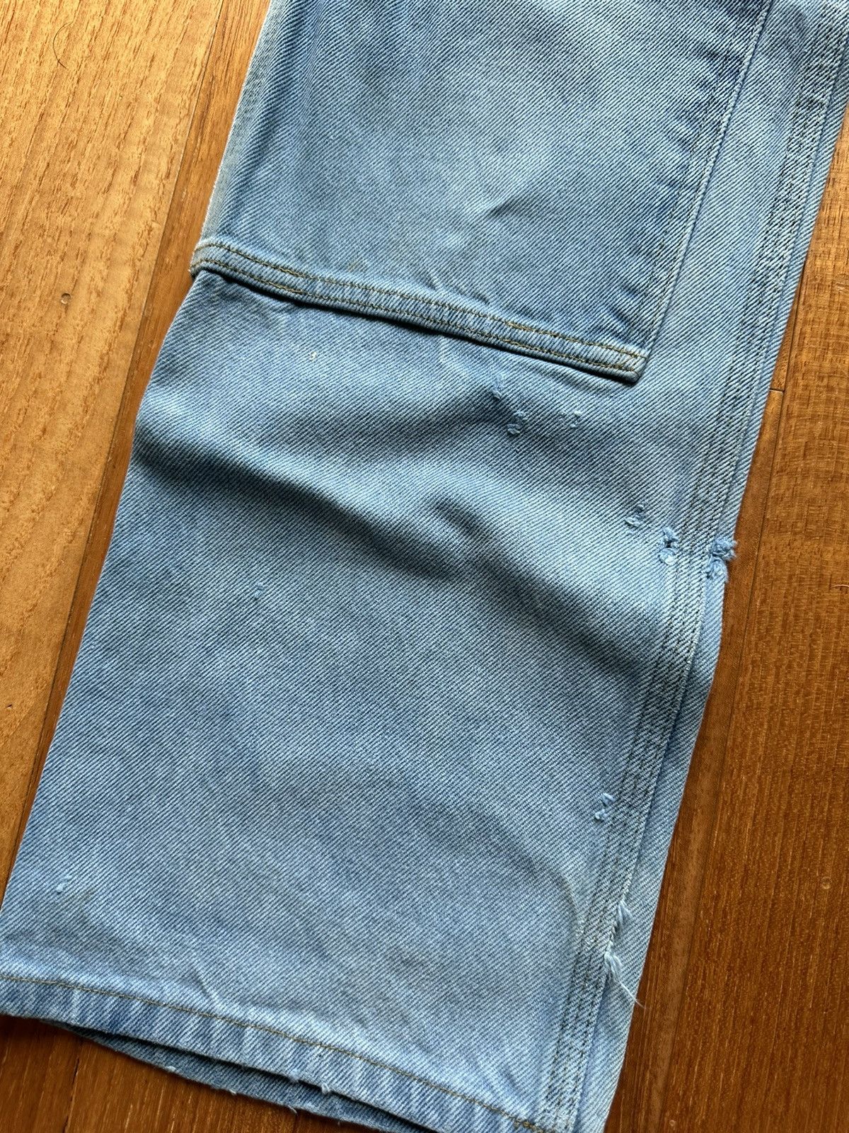Carhartt Crazy Y2K Carhartt Lightwash Double Knee Pants RARE Size US 33 - 5 Thumbnail