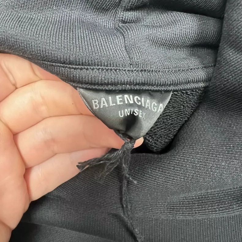 Balenciaga Balenciaga Crystal Logo Hoodie Size US L / EU 52-54 / 3 - 4 Thumbnail