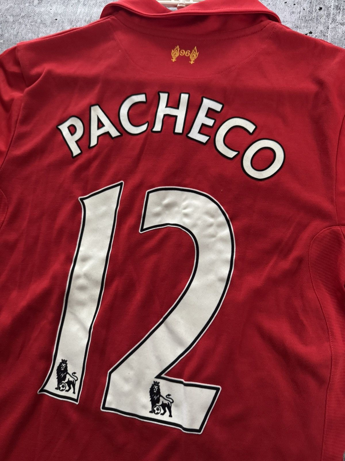 Warrior Warrior Liverpool T-Shirt Daniel Pacheco 12 Vintage Size M Size US M / EU 48-50 / 2 - 7 Thumbnail