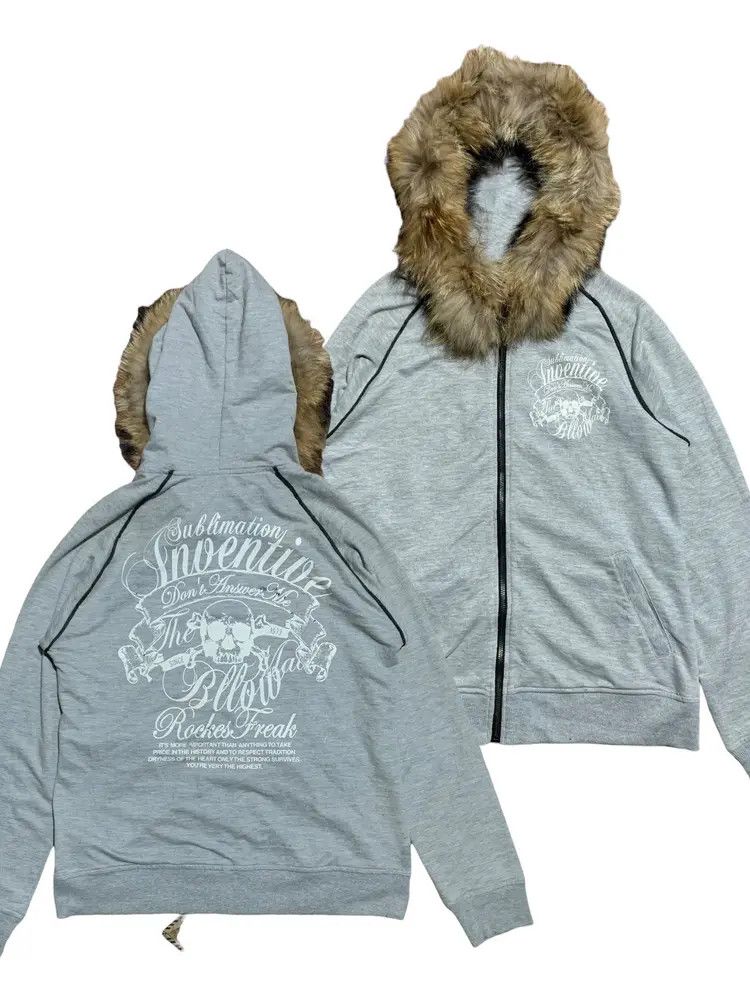 In The Attic In the attic skull rockers freak poem fur hoodie lgb style Size US M / EU 48-50 / 2 - 1 Thumbnail