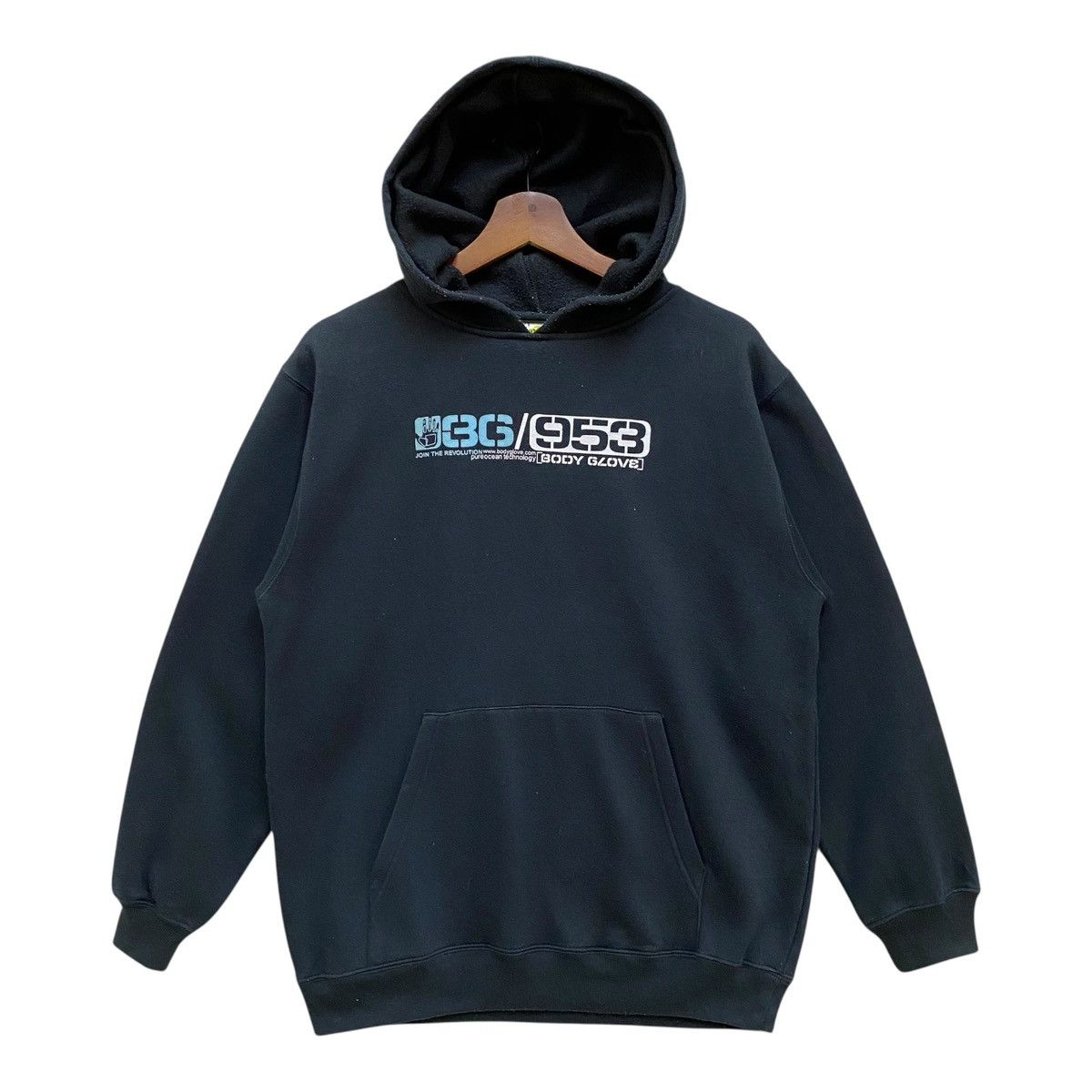 Body Glove Vintage Body Glove Hoodie Black Y2K Surf Style Medium Size US M / EU 48-50 / 2 - 6 Thumbnail