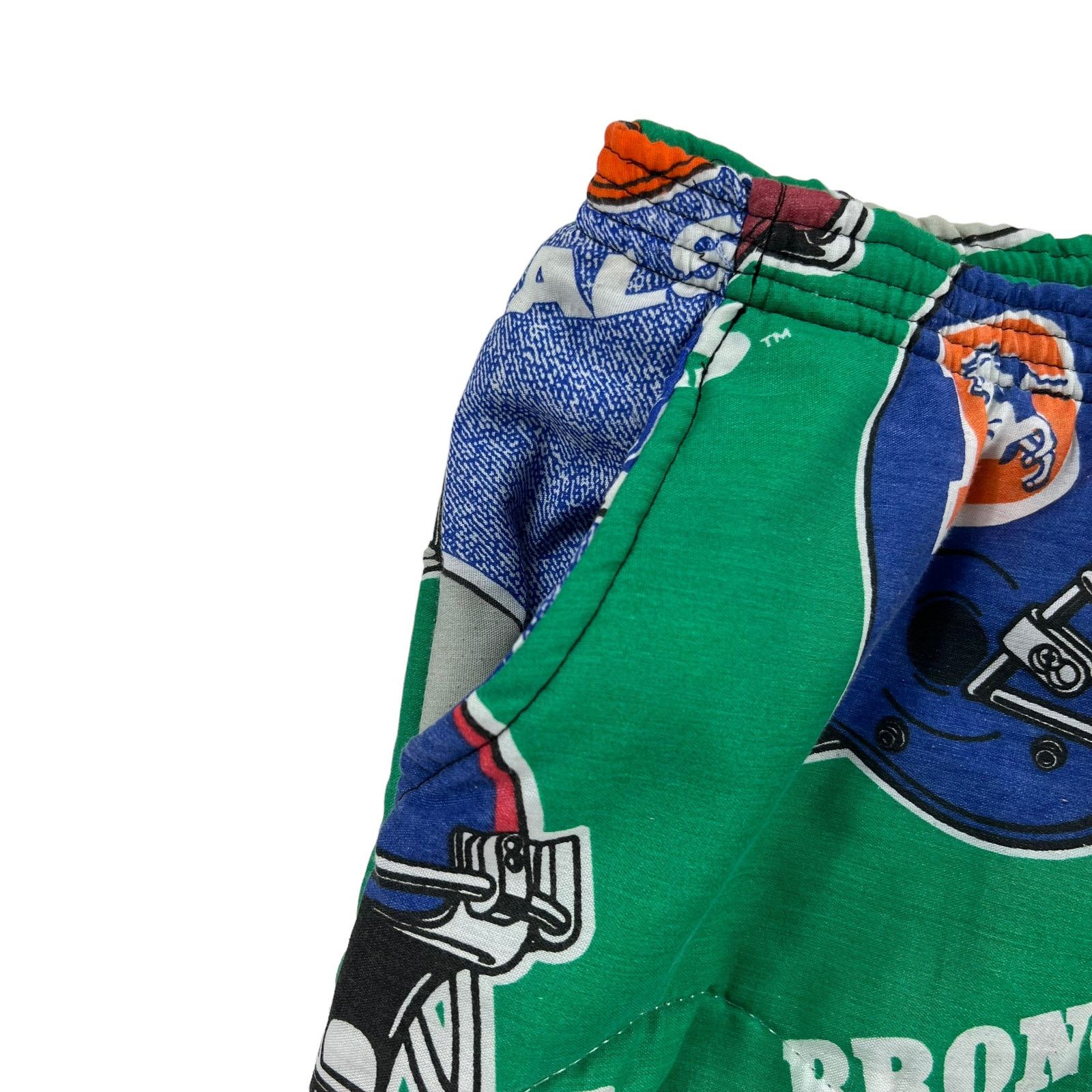 NFL × Vintage Vintage 1993 Upcycled NFL all over print football pants (L) Size US 33 - 4 Thumbnail