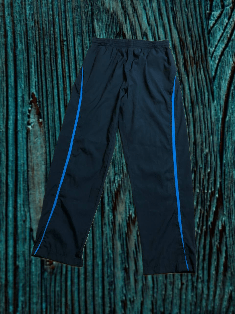 Nike Nike Pants small logo y2k swoosh black NYLON SWEATPANTS Size US 32 / EU 48 - 1 Thumbnail
