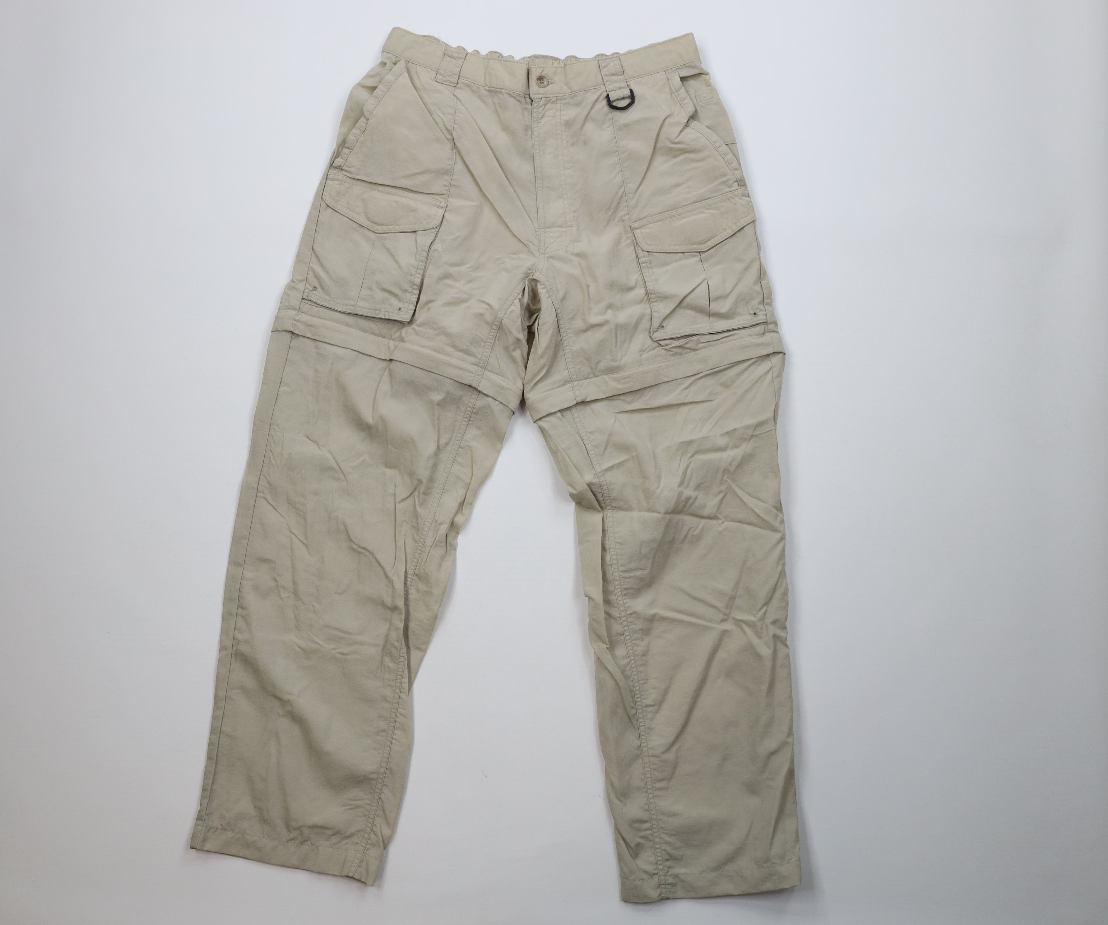 Columbia Vintage Y2K Columbia Convertible Wide Leg Cargo Pants Shorts Size US 34 / EU 50 - 1 Thumbnail
