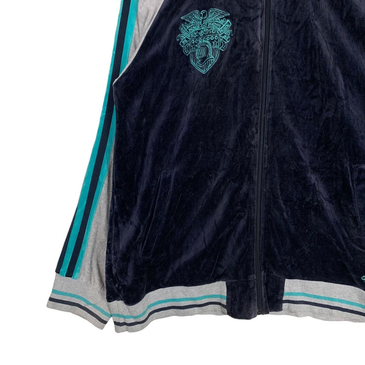 Japanese Brand KISSMARK Colorblock Velvet Jacket #1041-C47 Size US L / EU 52-54 / 3 - 3 Thumbnail