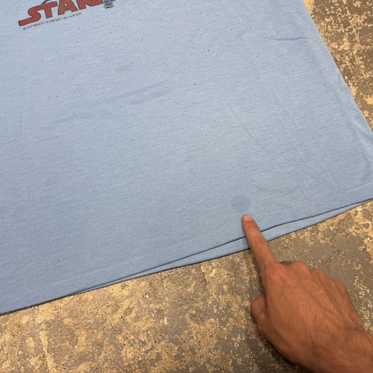 Star Wars True Vintage Star Wars Darth Vader 1977 Baby Blue Long Sleev Size US L / EU 52-54 / 3 - 7 Thumbnail