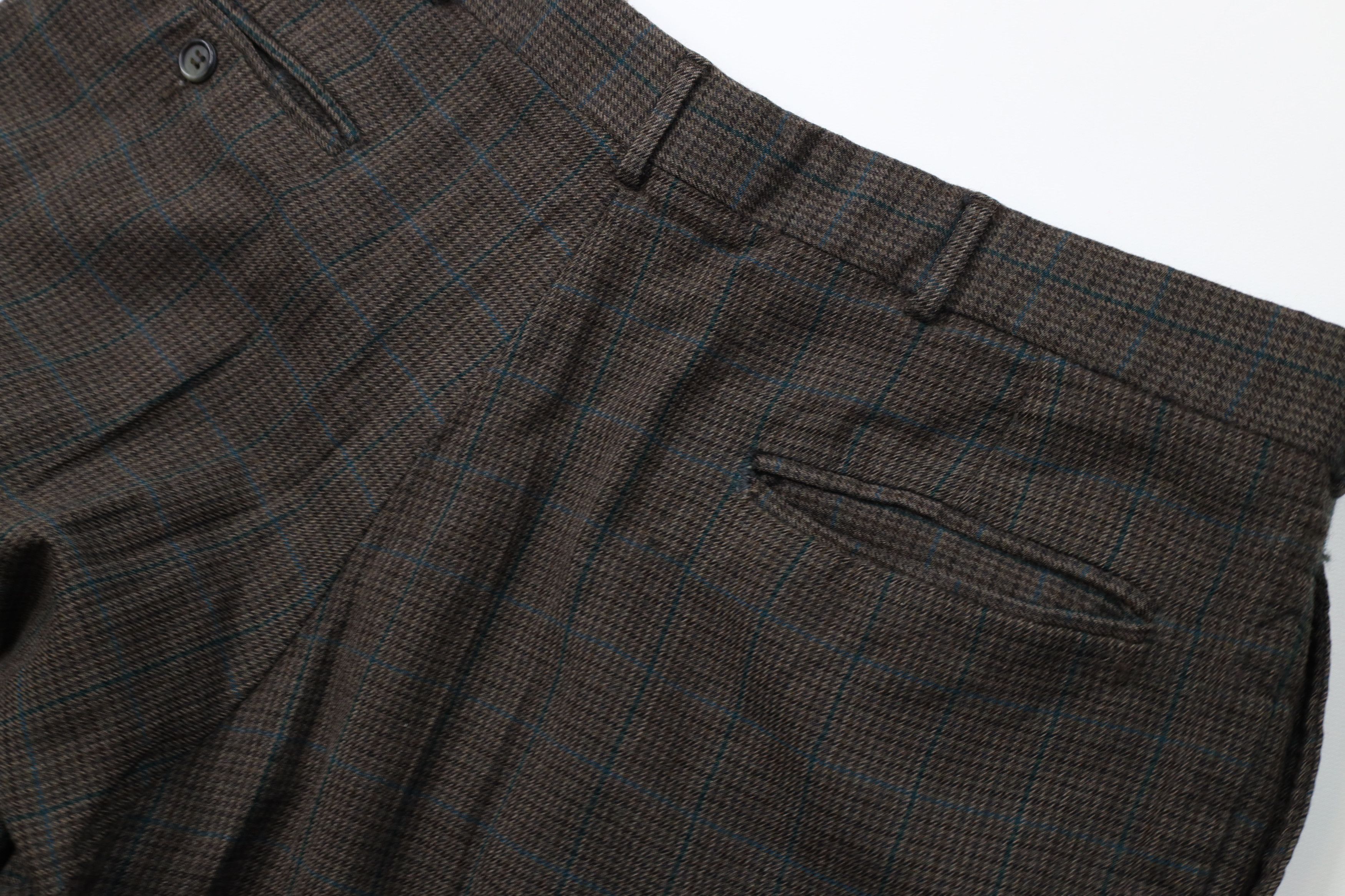 Vintage Vintage 90s Streetwear Wool Houndstooth Plaid Chino Pants Size US 36 / EU 52 - 13 Thumbnail