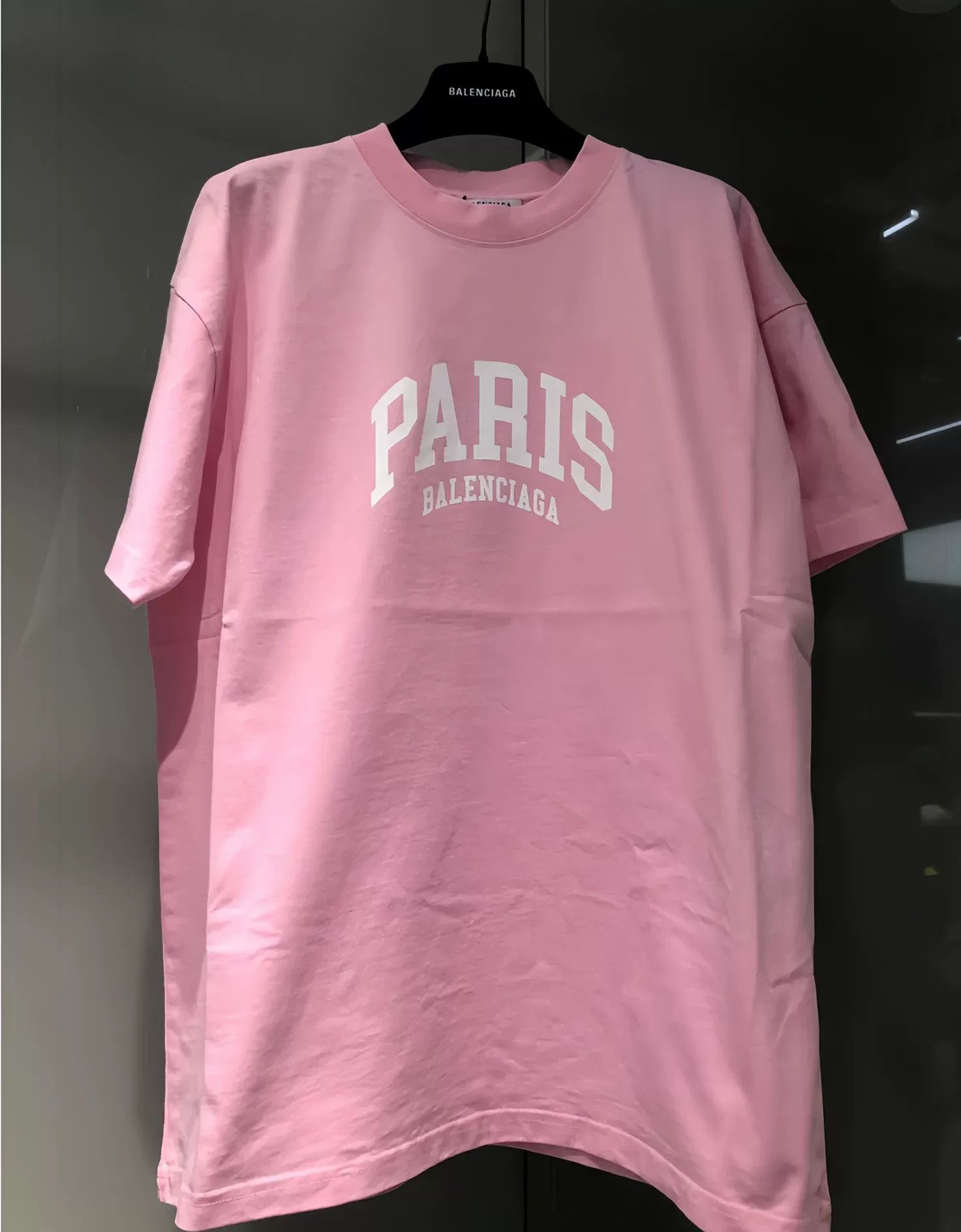 Balenciaga Balenciaga Paris Pink Limited T-shirt Size US S / EU 44-46 / 1 - 1 Thumbnail