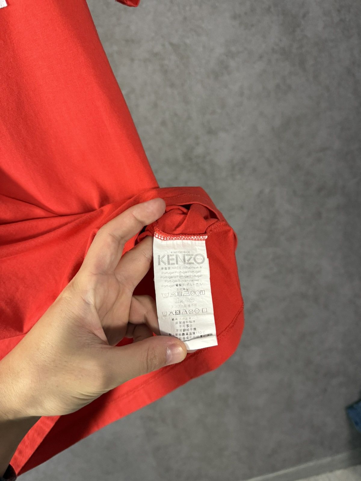 Kenzo Kenzo Momento Collection luxury designer center logo tee Size US S / EU 44-46 / 1 - 5 Thumbnail