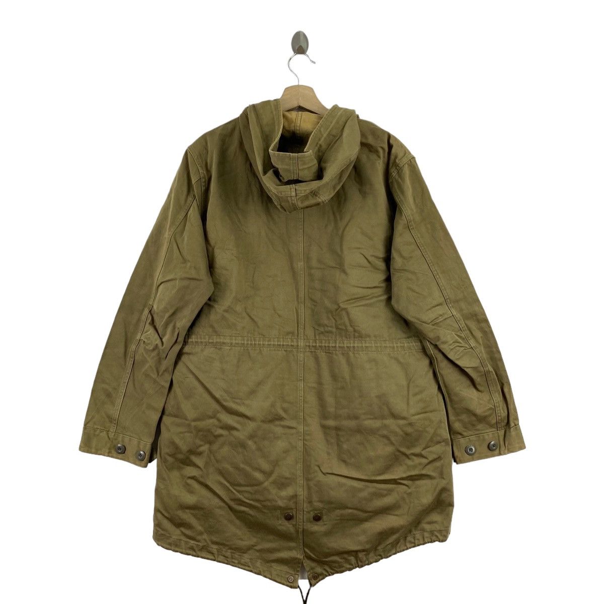 Fred Perry × Vintage Vintage FRED PERRY LONDON Jeans Hooded Green Coat Size US M / EU 48-50 / 2 - 2 Thumbnail