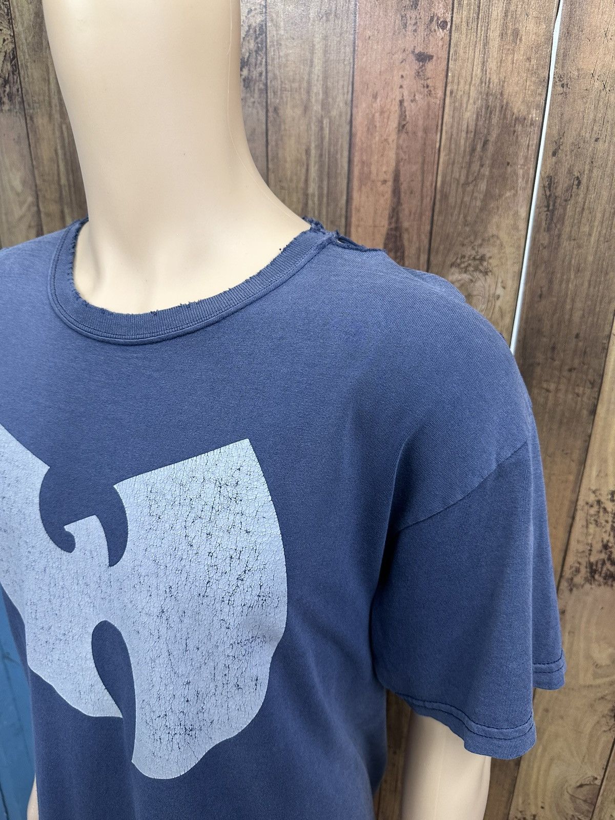 Vintage × Wu-Tang Clan Vintage Wu Tang Distressed Sunfaded Tshirt A564 Size US L / EU 52-54 / 3 - 3 Thumbnail
