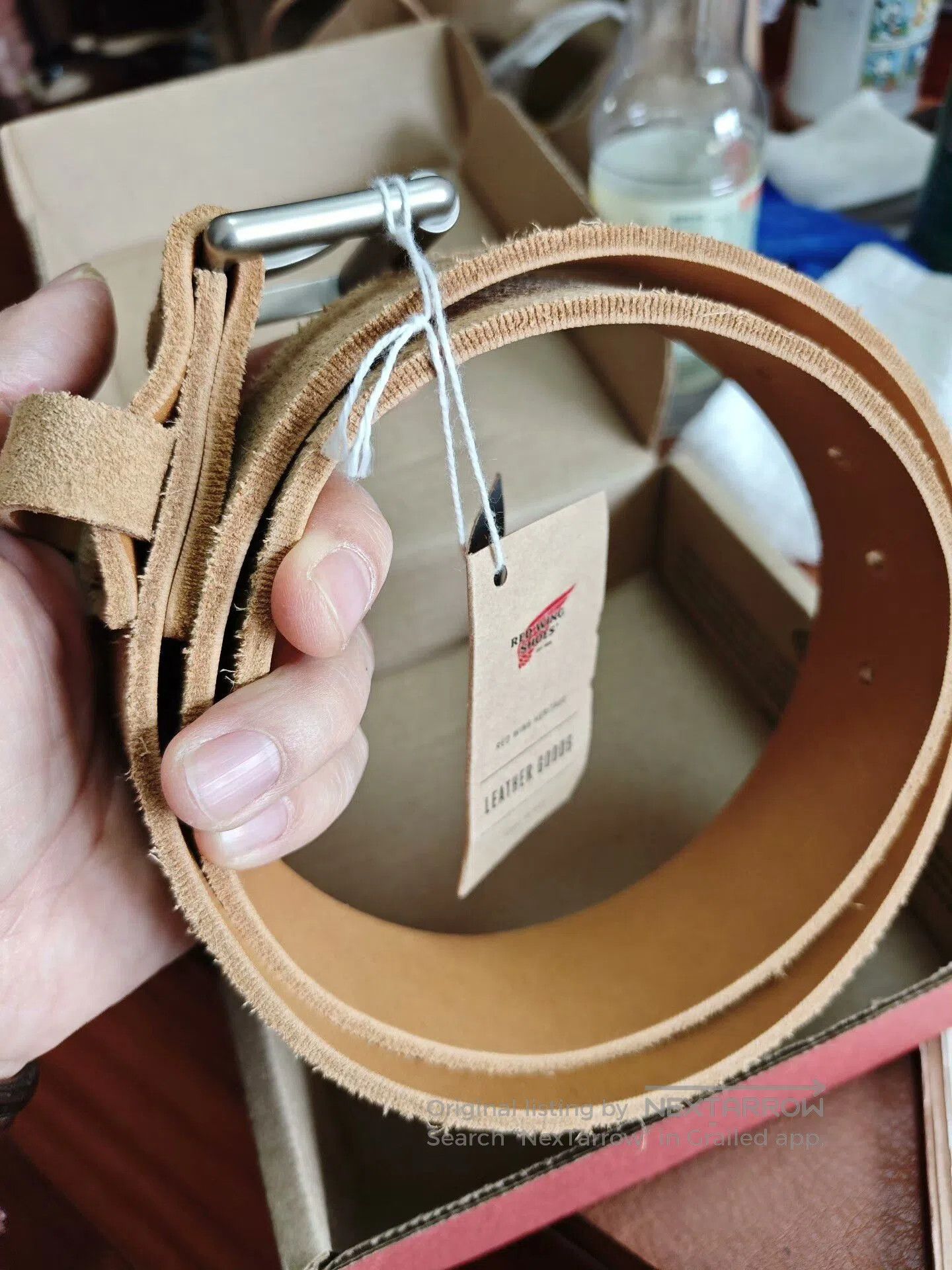 Other Red Wing USA Suede Leather Belt. Size ONE SIZE - 1 Thumbnail