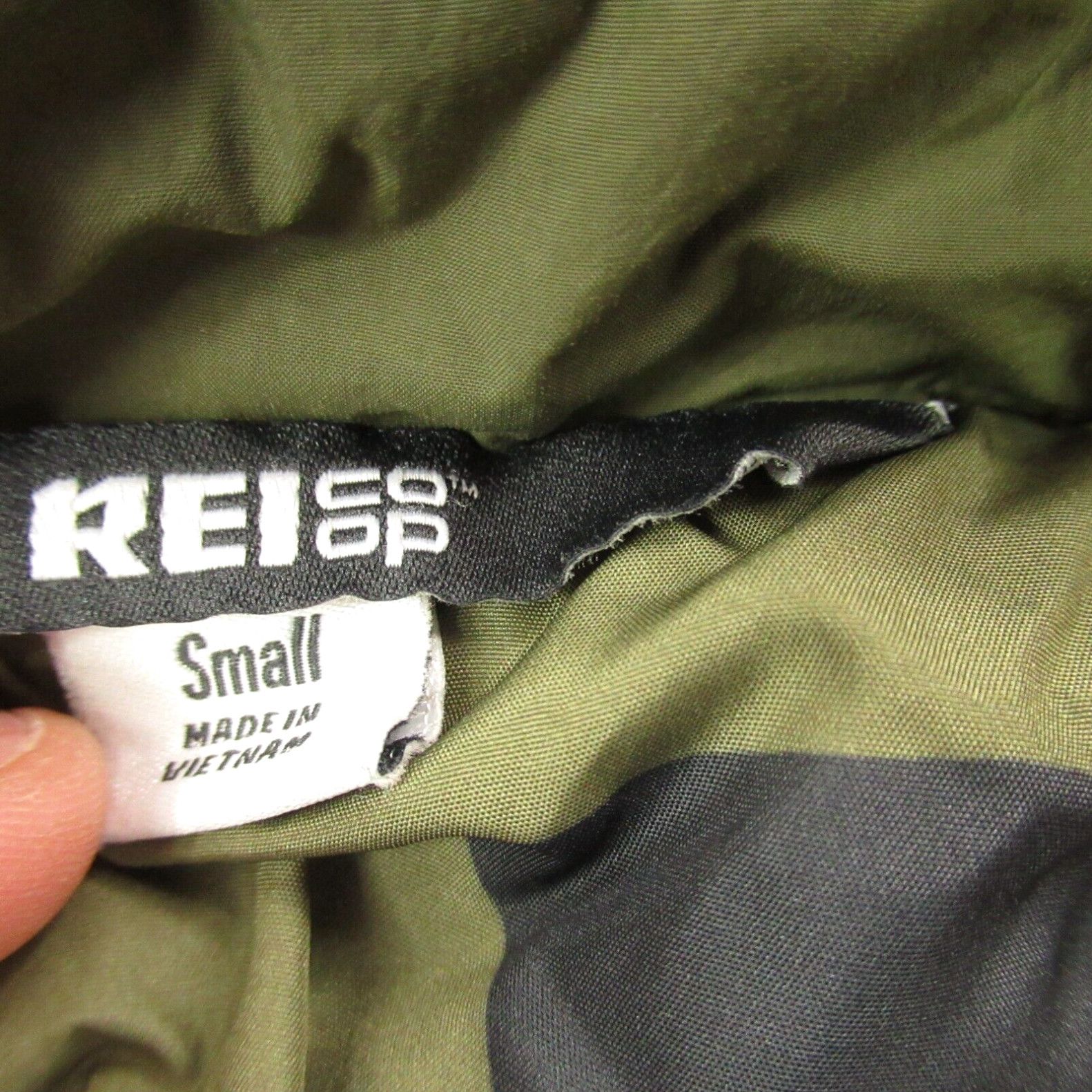 Vintage REI Jacket Boys Small Full Zip Long Sleeve Pockets Casual Reversible Green Camo Size US S / EU 44-46 / 1 - 3 Thumbnail