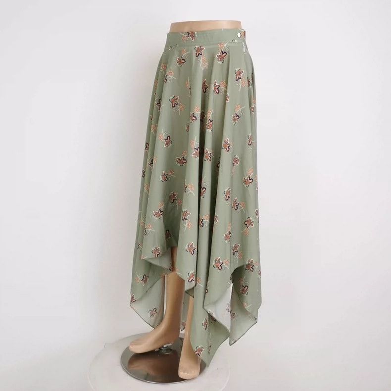 Loewe LOEWE Green printed skirt Size 26" / US 2 / IT 38 - 2 Thumbnail