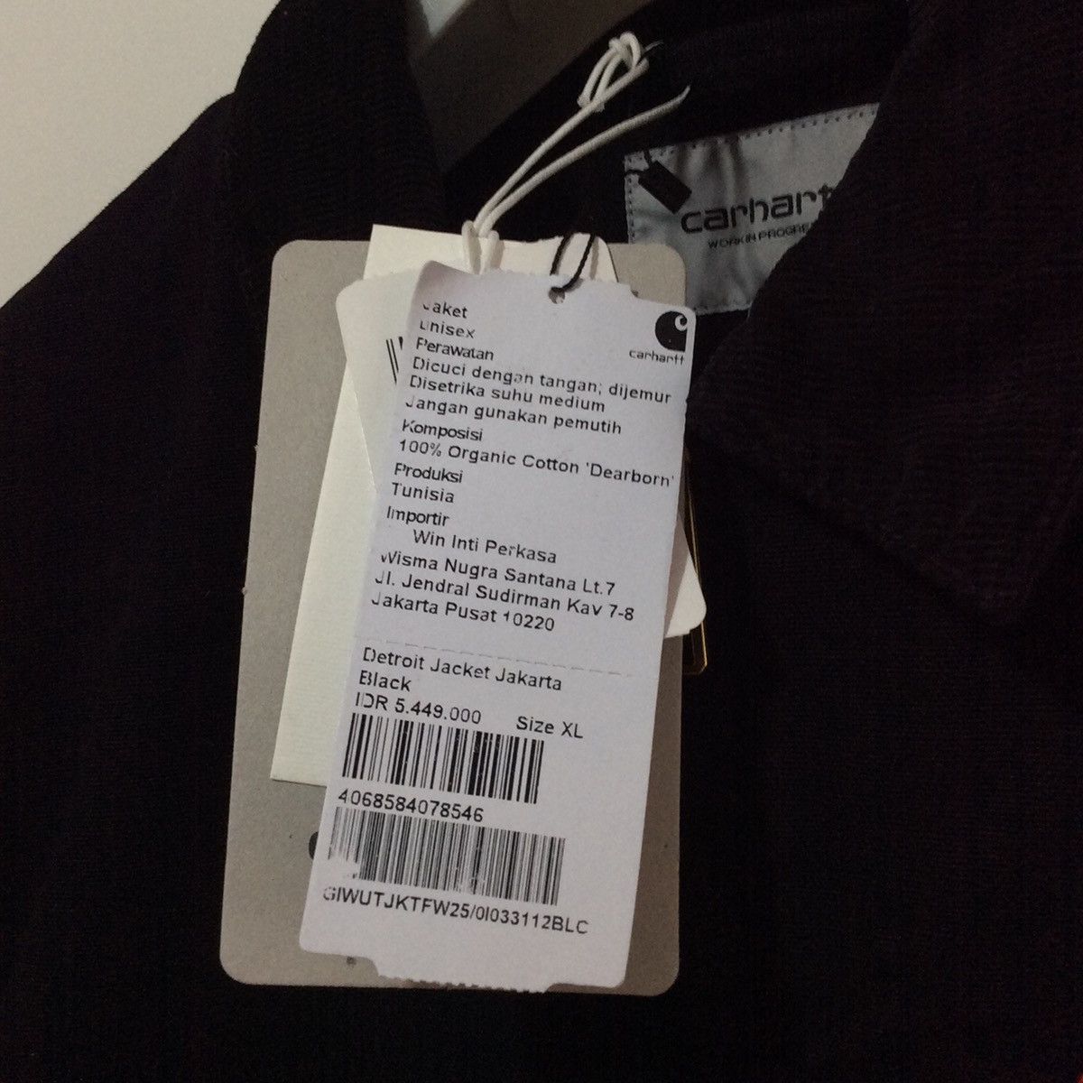 Carhartt Wip Detroit Jacket Carhartt Wip open Store Jakarta XL black new Size US XL / EU 56 / 4 - 14 Thumbnail