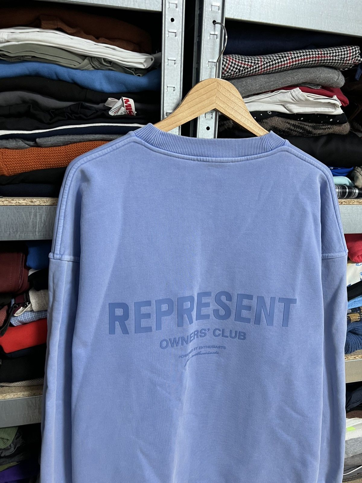Represent Clo. Represent Owners Club Men’s Sweatshirt Blue Size XL Pullover Size US XL / EU 56 / 4 - 2 Thumbnail