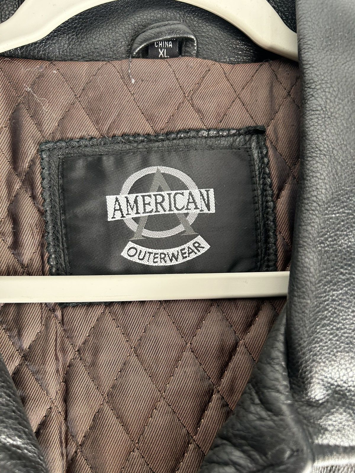 Other Vintage American Outwear leather jacket Size US XL / EU 56 / 4 - 3 Thumbnail