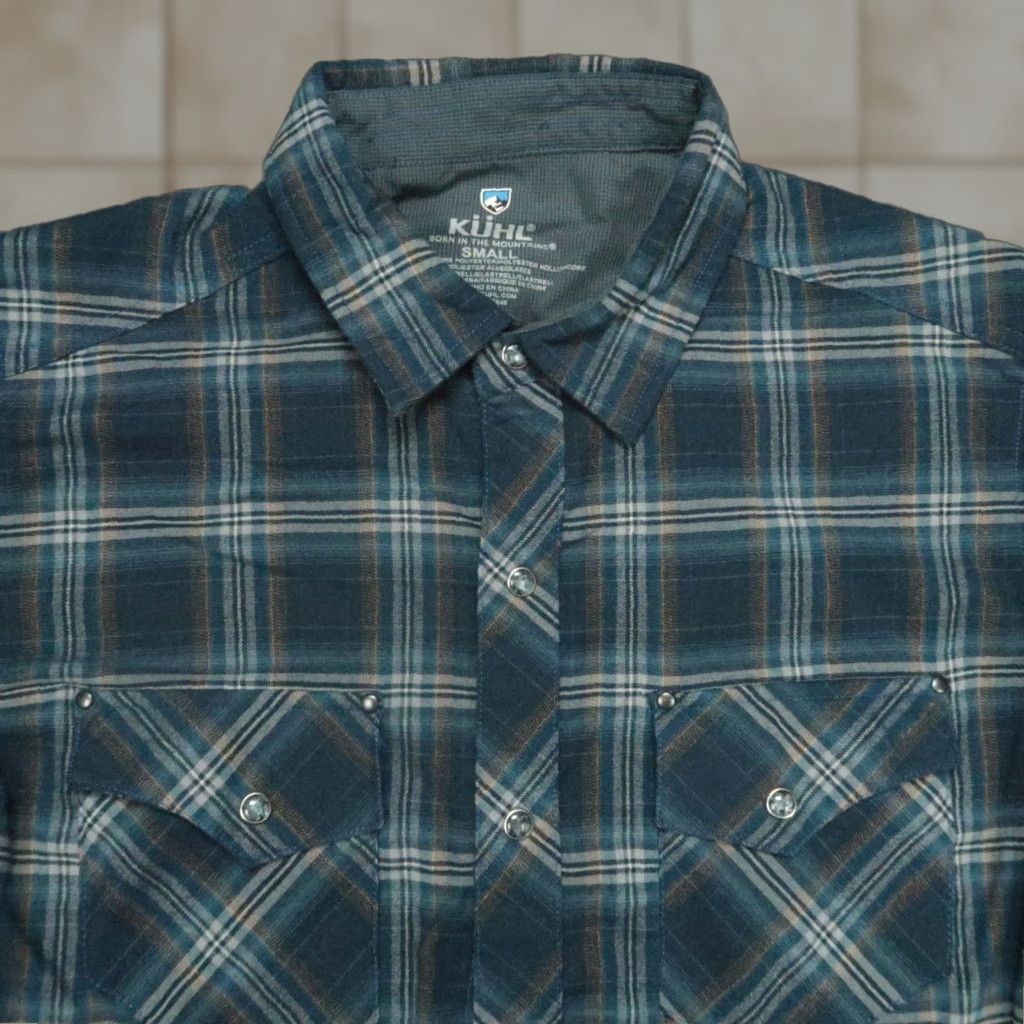 Vintage Kuhl Shirt Mens Small Blue Plaid Pearl Snap Flannel Long Sleeve Western Shirt Mens Small Blue Plaid Pearl Snap Flannel Long Sleeve Western Size US S / EU 44-46 / 1 - 1 Thumbnail