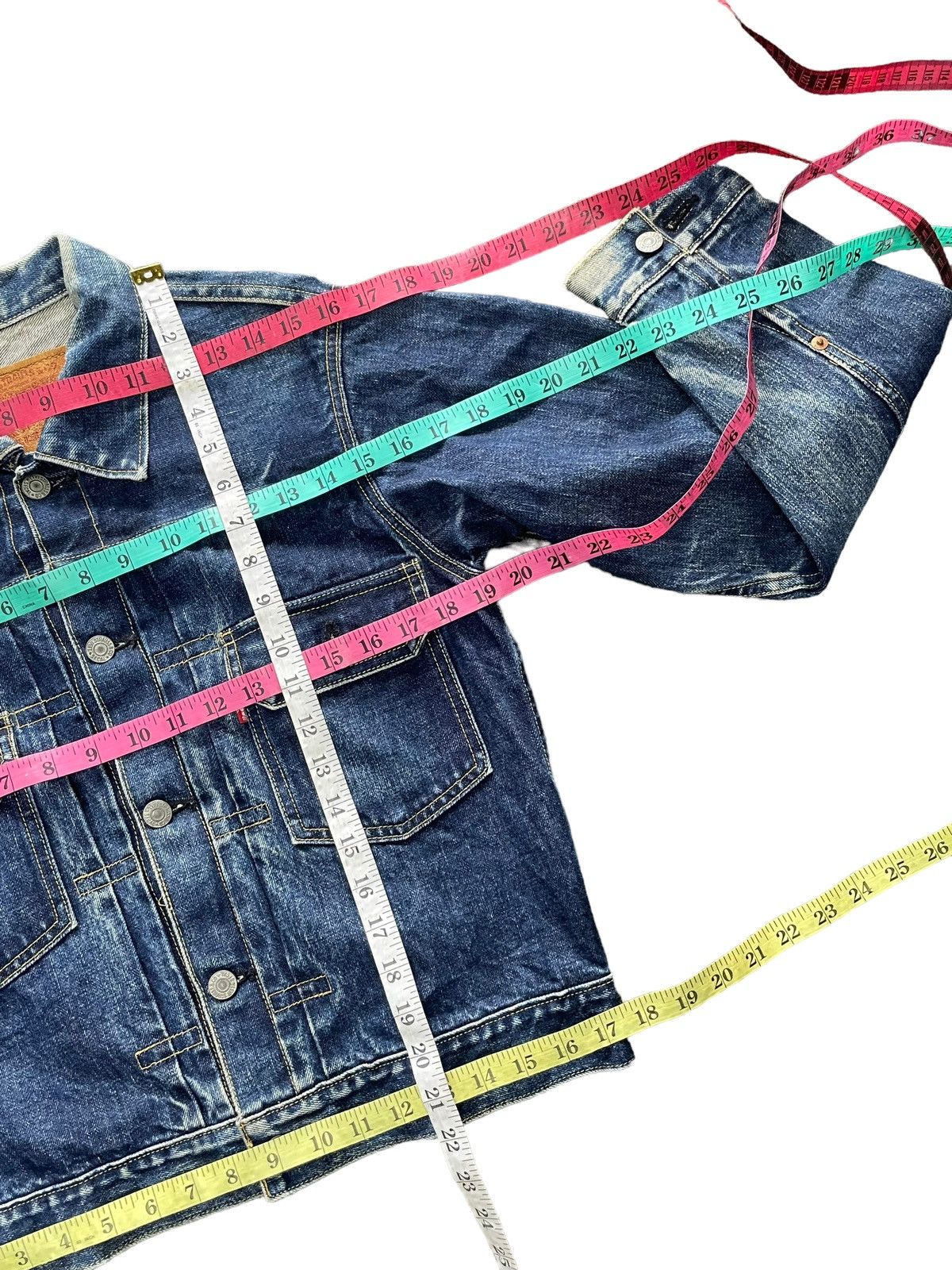 Levi's Vintage 1999 Levis 507XX E Selvedge Denim Jacket Size US S / EU 44-46 / 1 - 22 Thumbnail